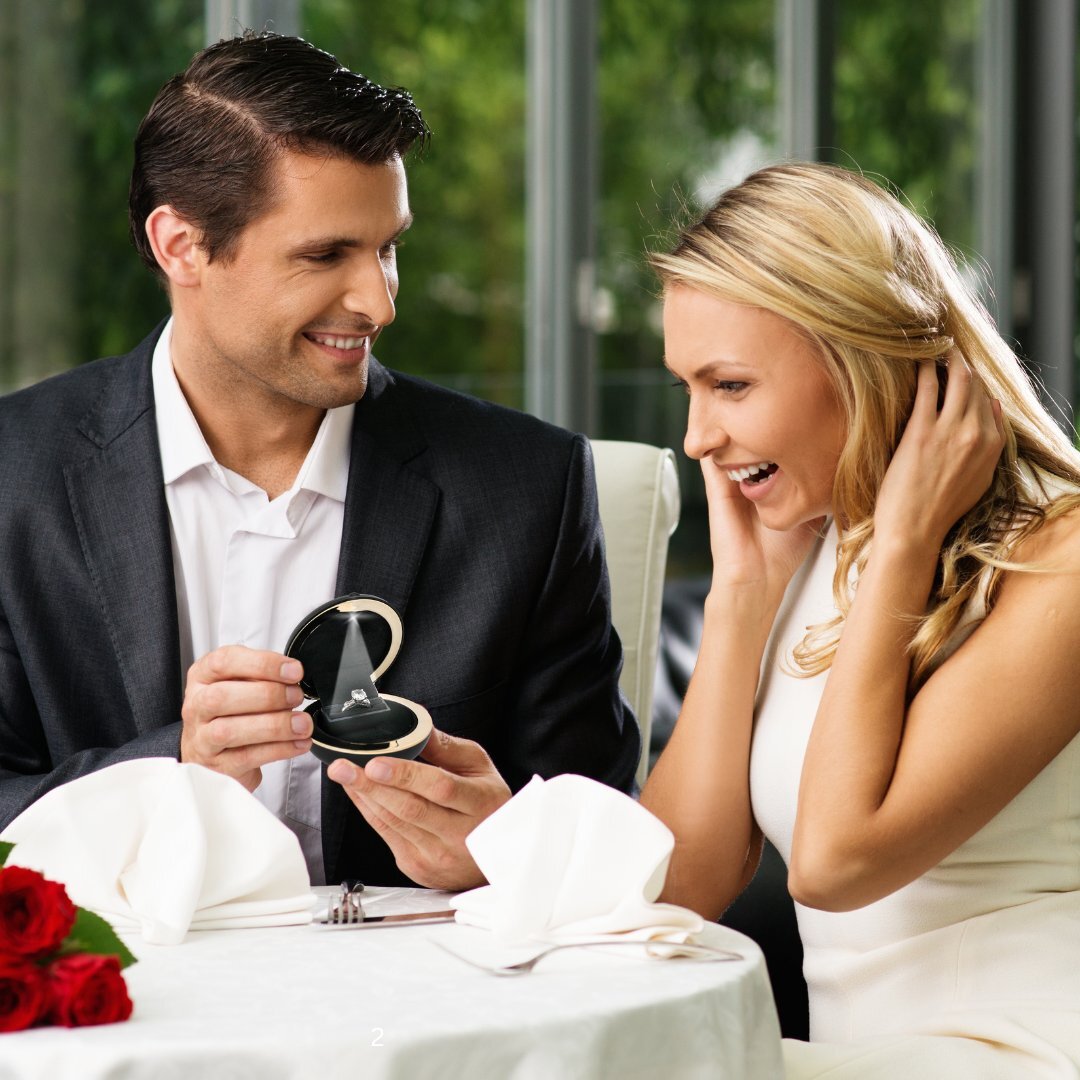 Novel Box Slim LED Lighted Wedding Engagement Jewelry Ring Presentation Box