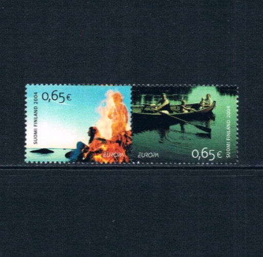 $4.00 Scott Value - 2004 FINLAND Camping, Family Vacations CV MNH NH UMM
