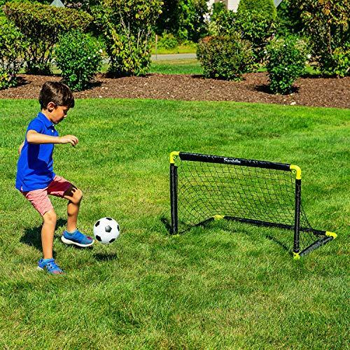 Franklin Sports Kids Mini Soccer Goal Set - Backyard/Indoor Mini Net and Ball