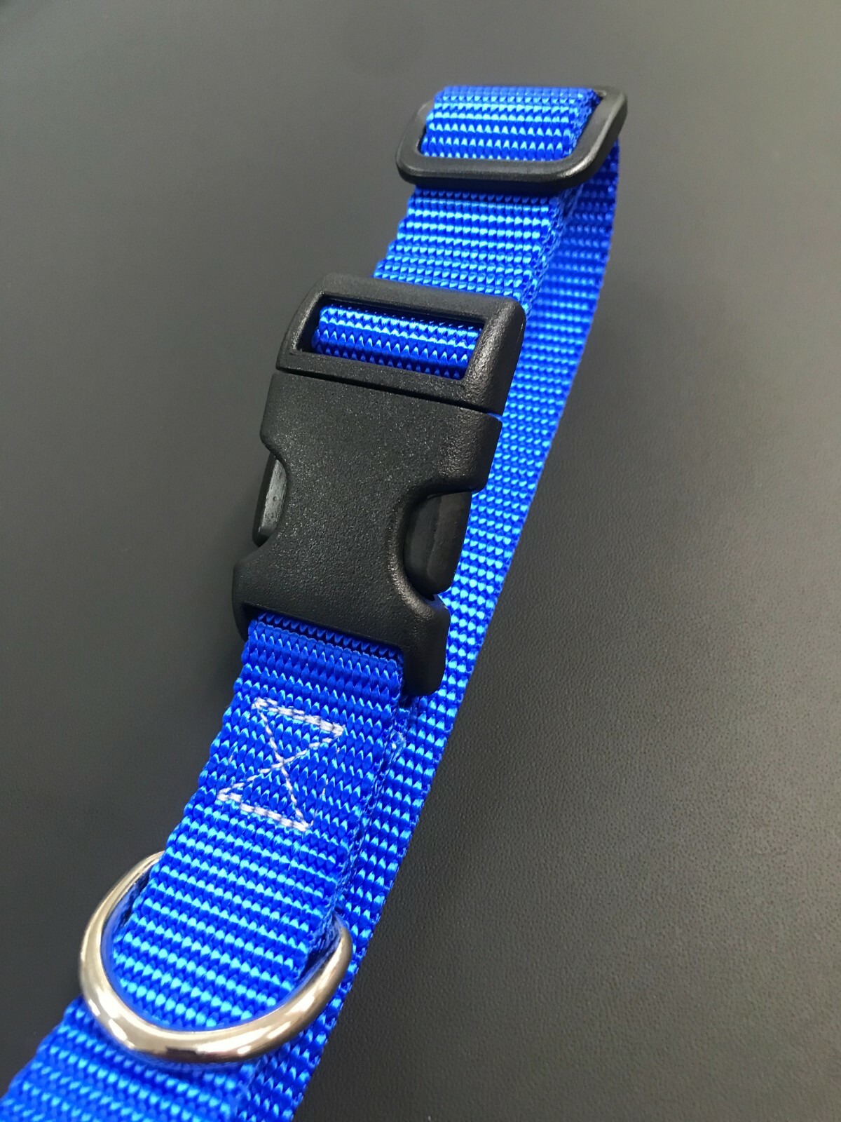 SNOW CREEK - HEAVY DUTY NYLON DOG COLLAR - ADJUSTABLE (MADE IN KY, USA)