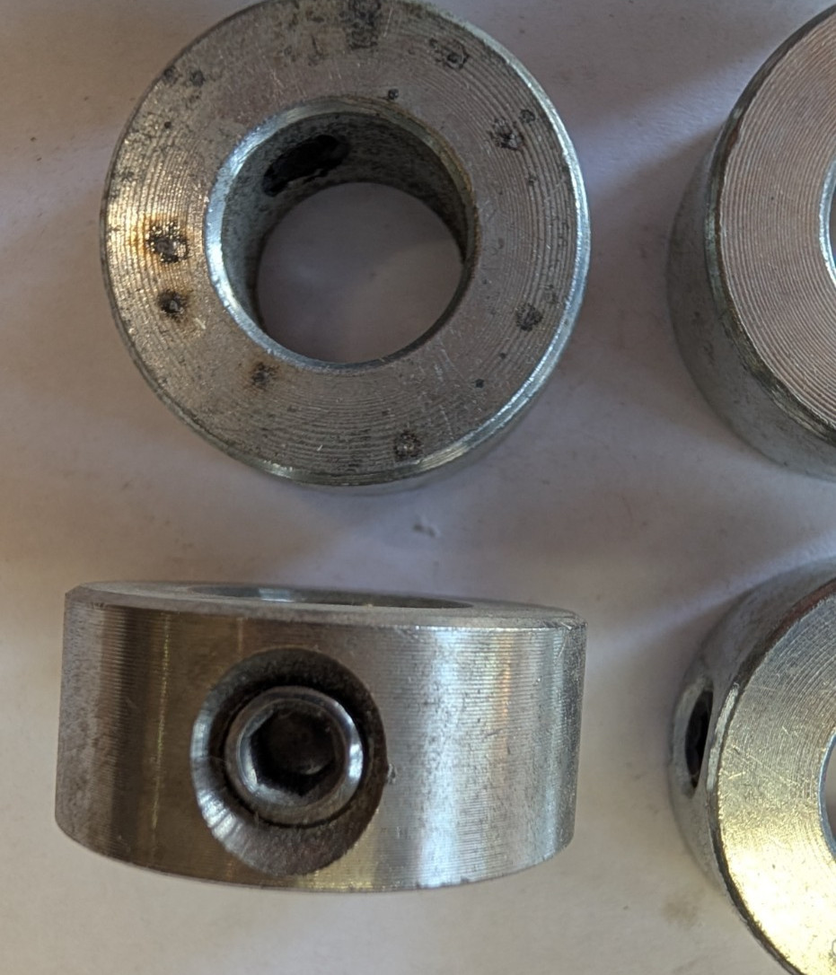 A Lot of 40- 1/2-inch Shaft Collars, Set Screw, New in Open Box