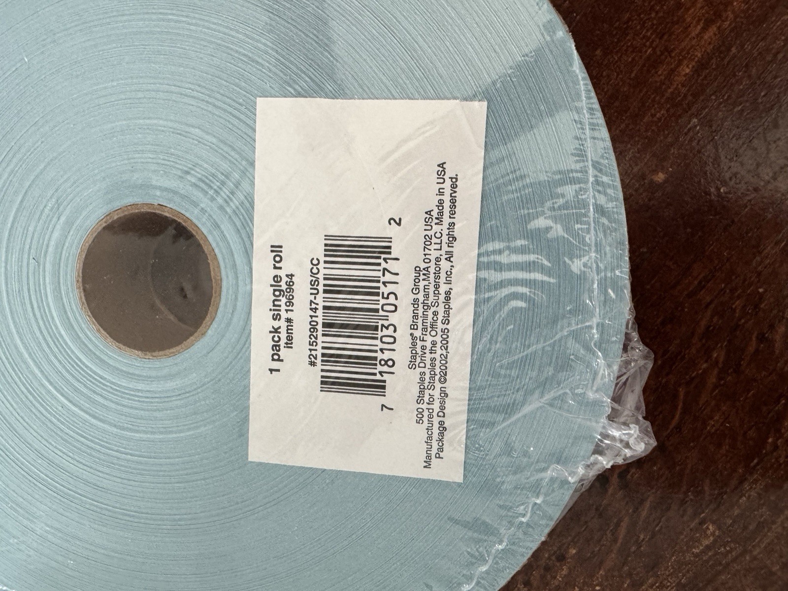 Admit One Single-Ticket Roll, Blue, Consecutively Numbered, 2000 Count Made USA