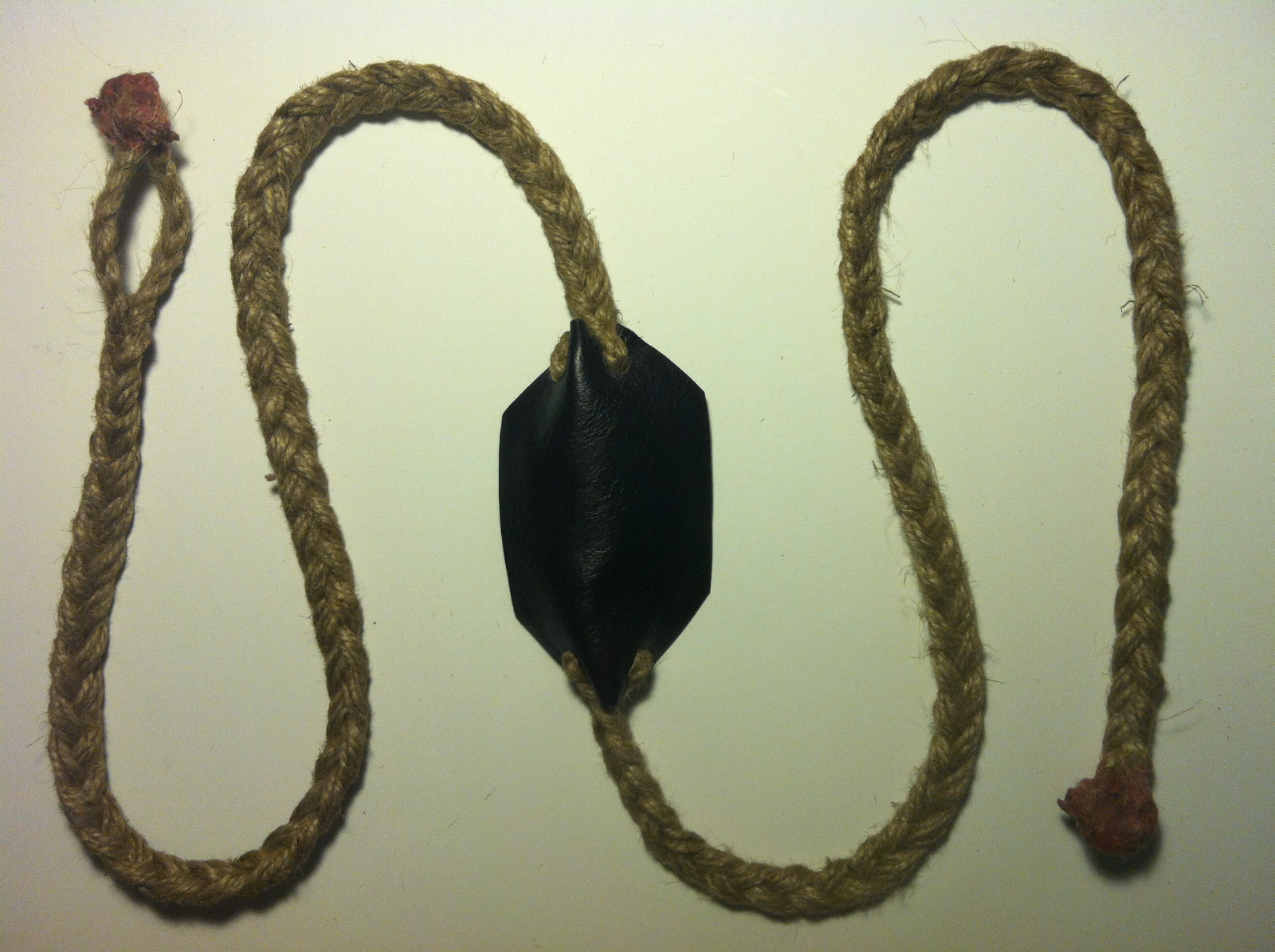 Leather Pouch Shepherd Sling = Old Fashioned Sling Shot