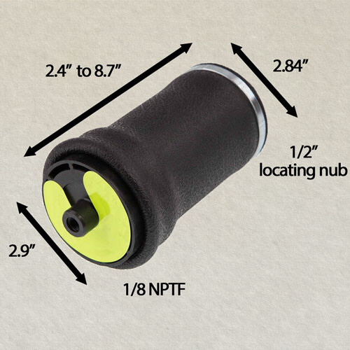 CAB AIR SPRING BAG - FREIGHTLINER COLUMBIA CENTURY - REPLACES W02-358-7087 1S5-0