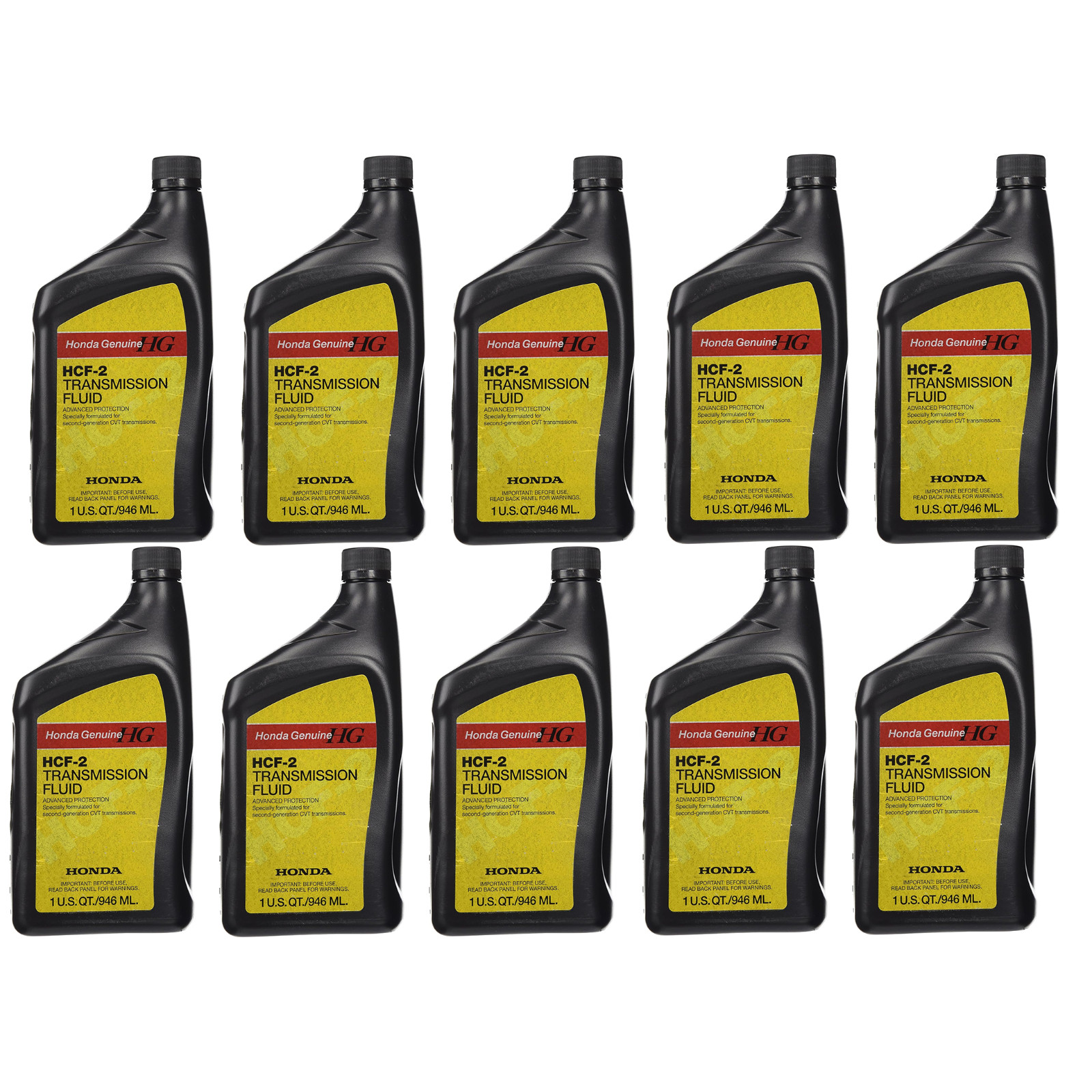 Genuine Honda HCF-2 Automatic Transmission Fluid  -  10 Quarts