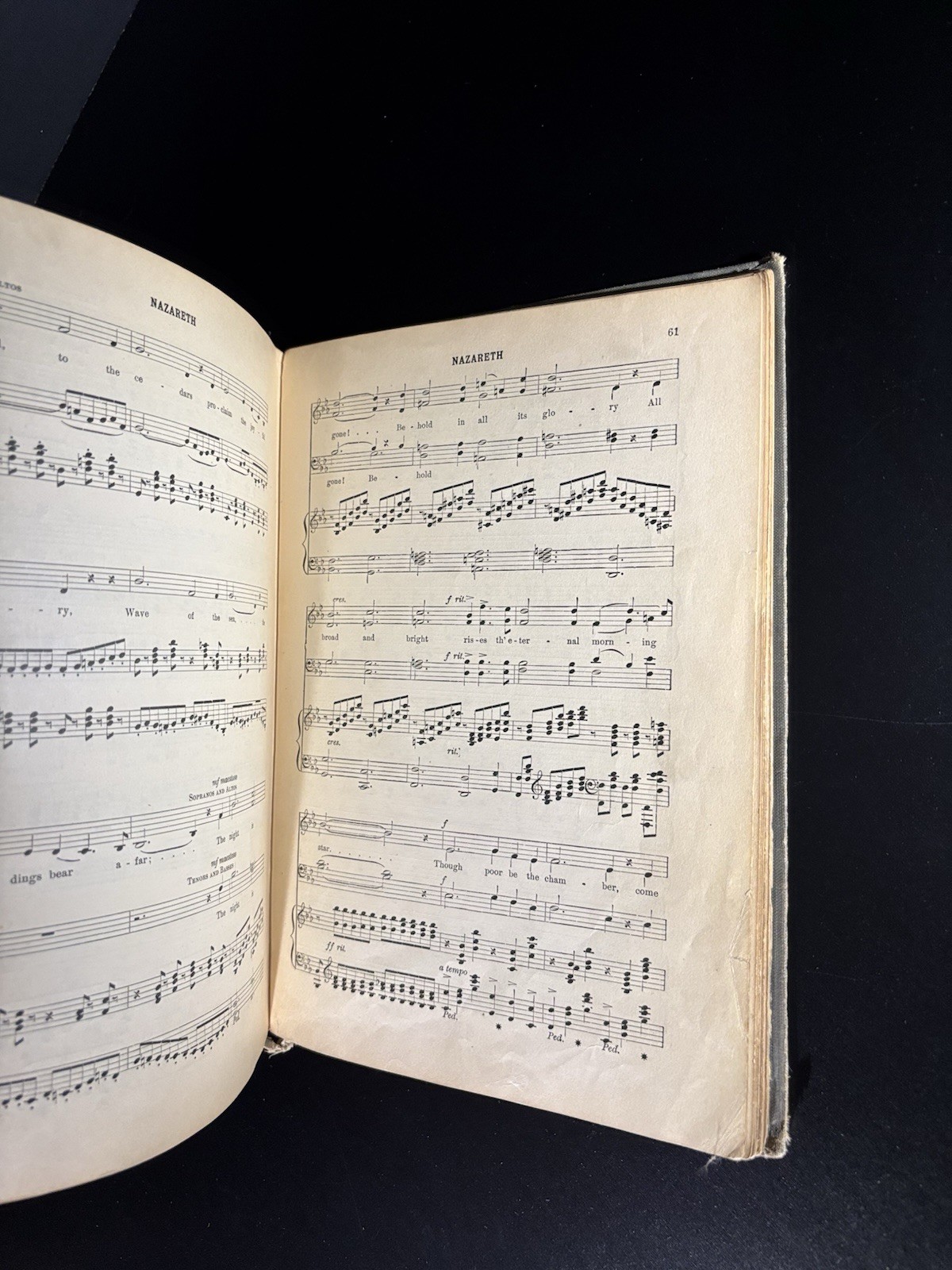 Christmas Carols and Hymns Sheet Music Book by Hollis Dann 1937 Edition