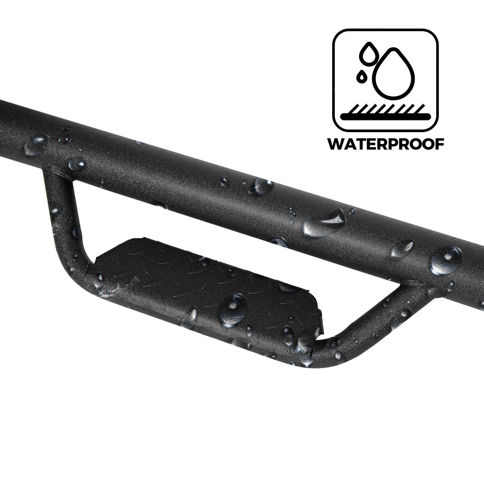 Pair For Toyota Tacoma 05-23 Black Double Cab Side Steps Nerf Bar Running Boards