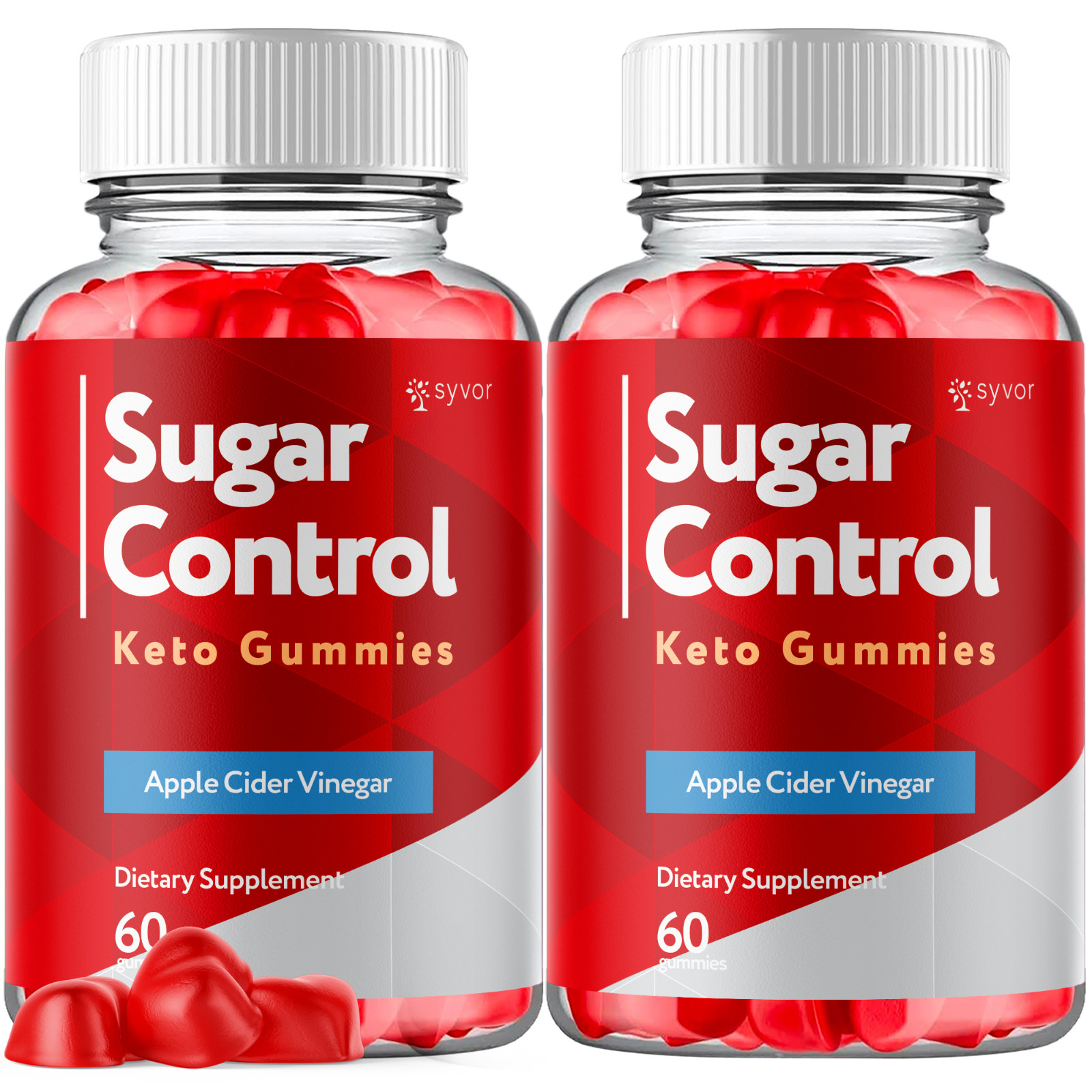 (2 Pack) Sugar Control Keto ACV Gummies 1000MG SugarControl Vitamin 120 Gummies