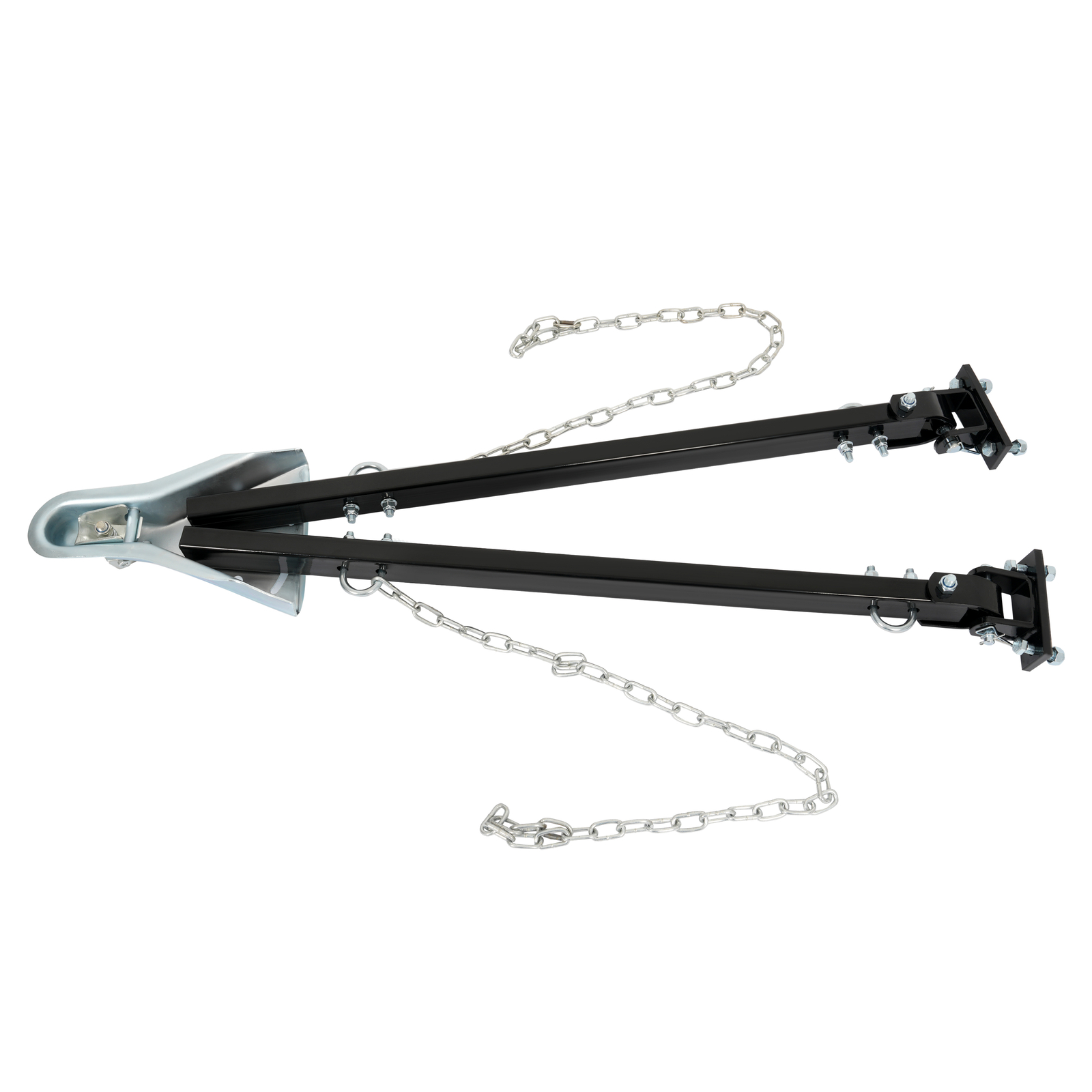 Adjustable Tow Bar 5500lbs w/Safety Chain 24" to 41" Wide For Camper RV Trailer