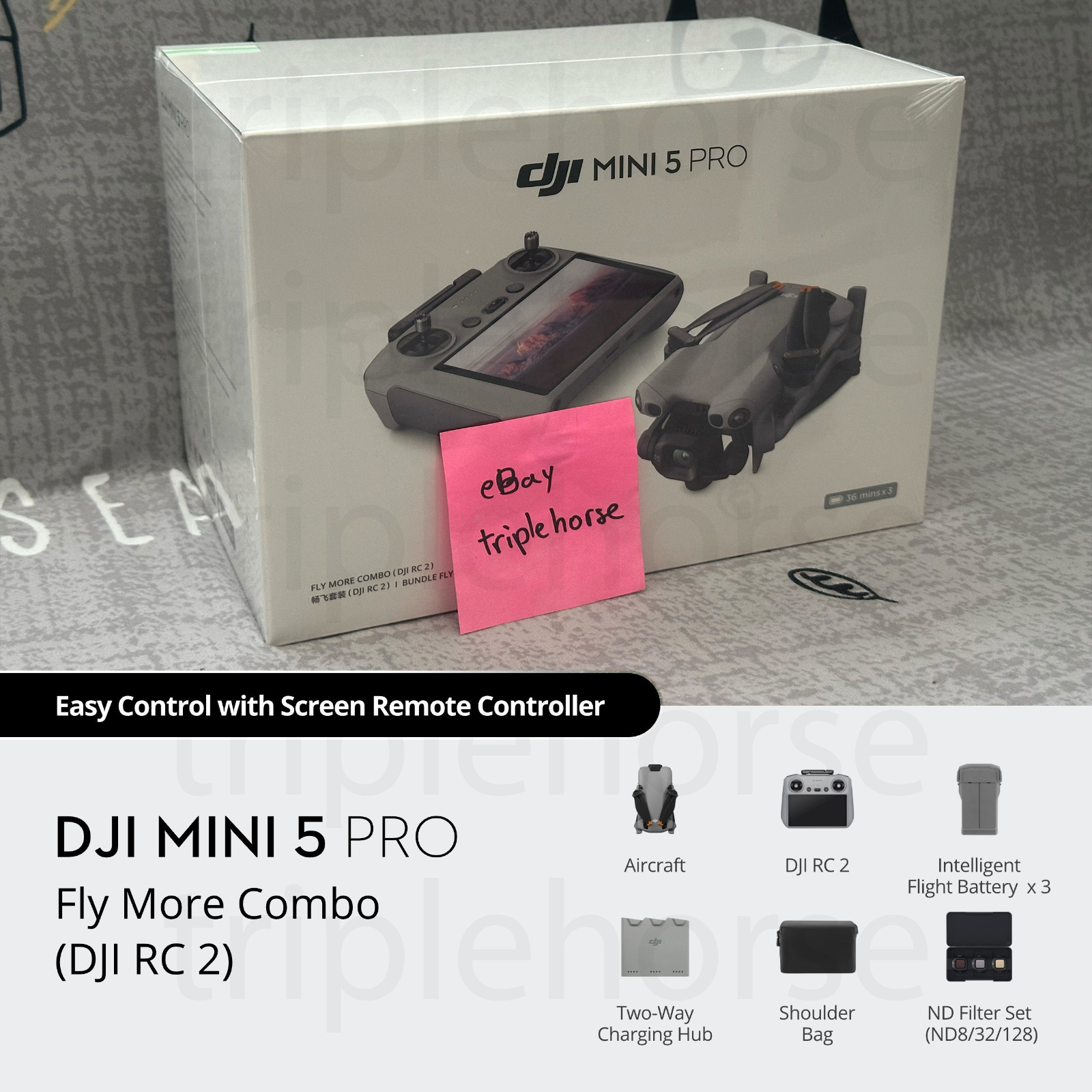 IN HAND 🔥 DJI Mini 5 Pro Fly More Combo (RC 2) 🔥 FREE 2 DAY ✈️ FROM USA
