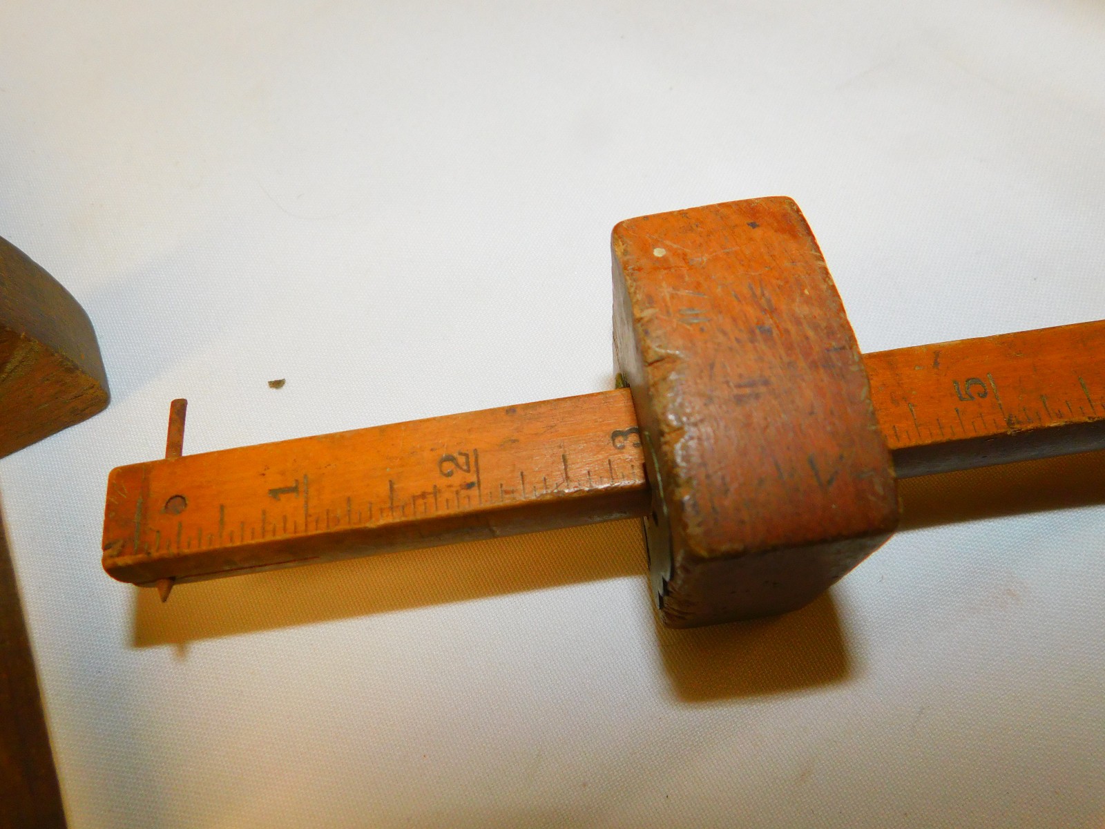 LOT of 3 Vtg Wooden Mortice Marking Gauge Guide Ruler SCRIBE Tool STANLEY No 65