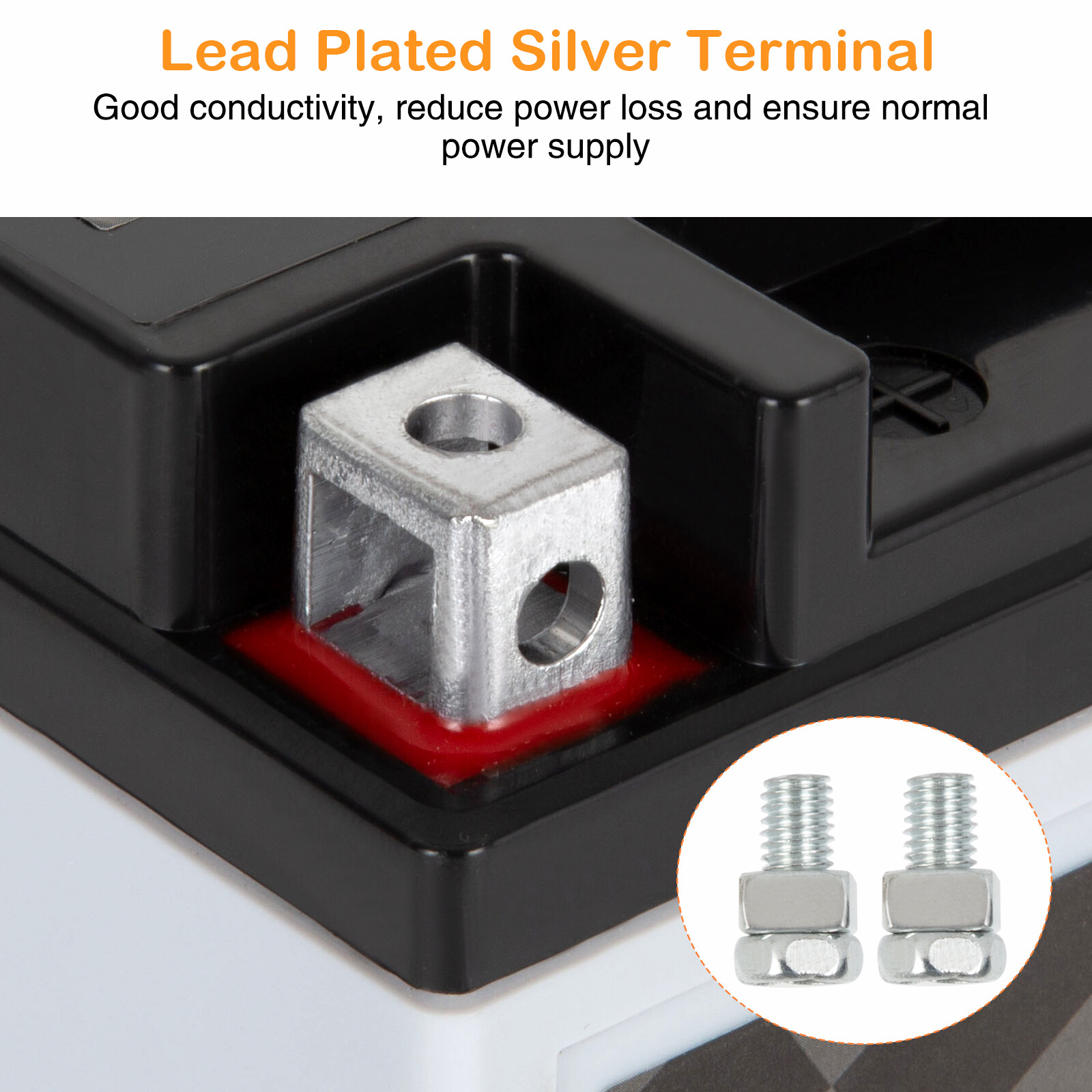 YTX14AH-BS 12V 12Ah Battery, Rechargeable Sealed AGM Battery Maintenance Free