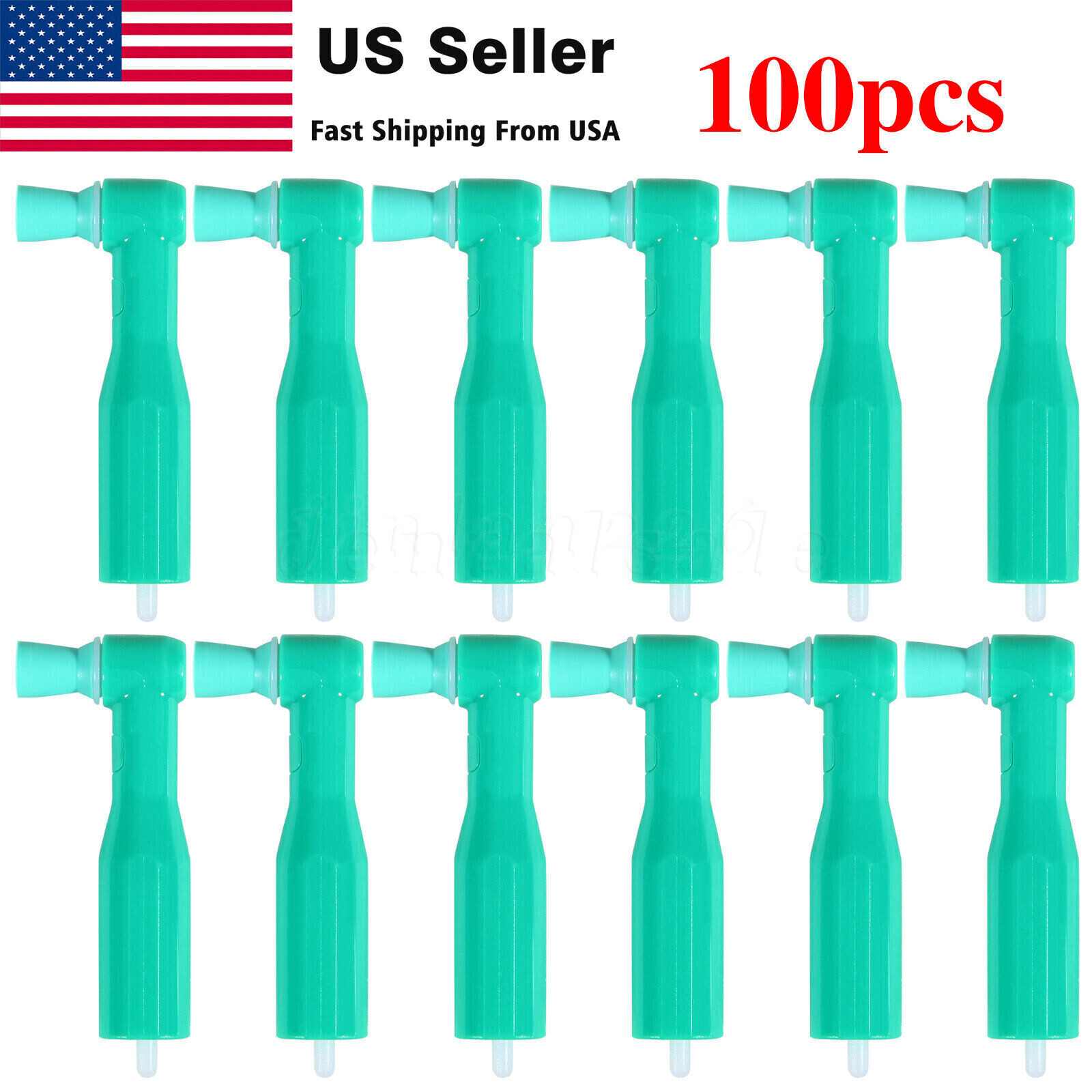 100pcs Dental Disposable Prophy Angles Soft Cup Latex Free Right Angle 90° angle