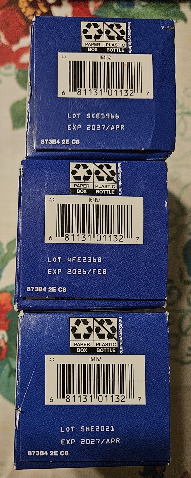 3 Boxes 24 Count Equate 4mg Mini Nicotine Lozenges Mint Flavor Open Box