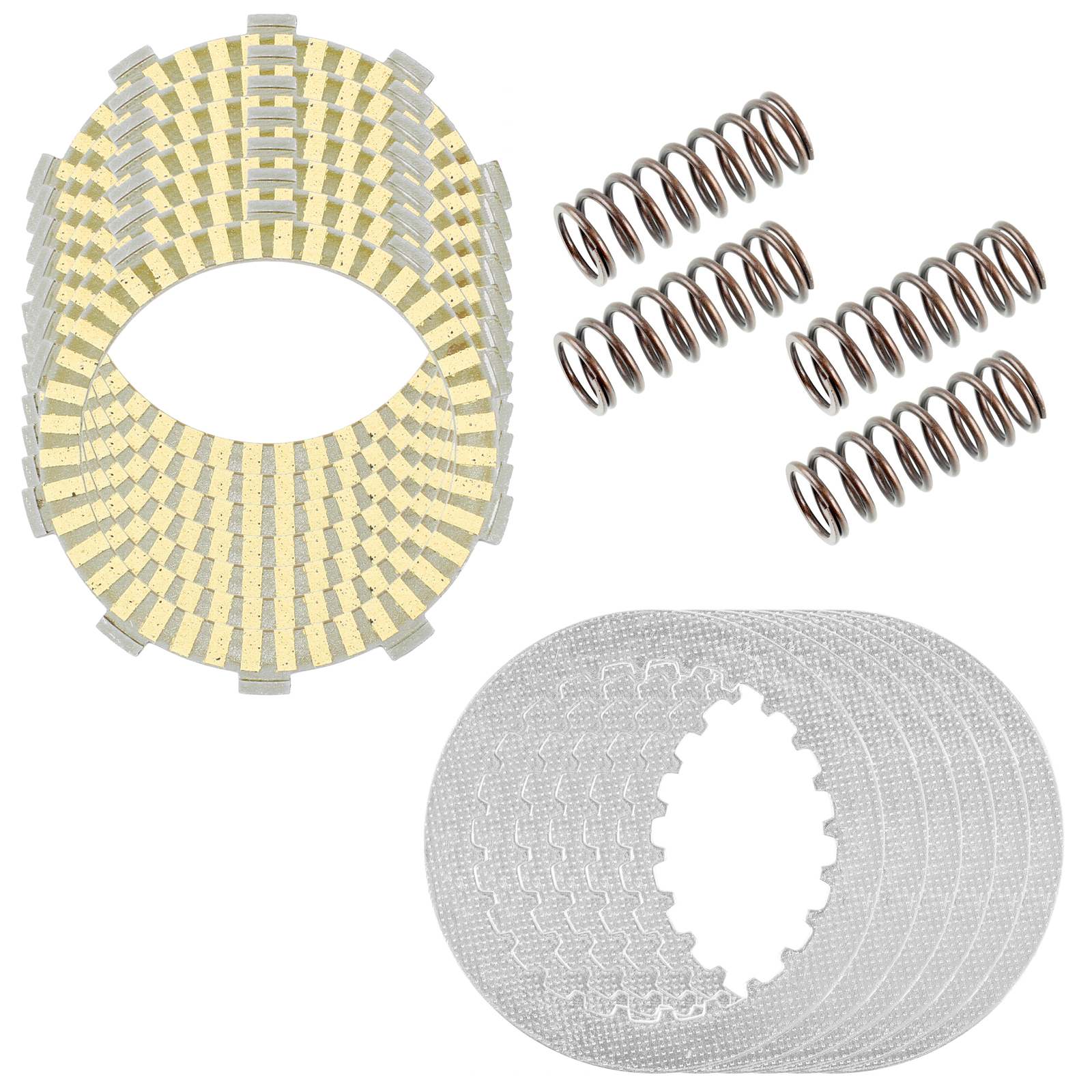 Clutch Friction Steel Plates Kit for Honda TRX500FM1 FM2 Foreman 500 2012-2019