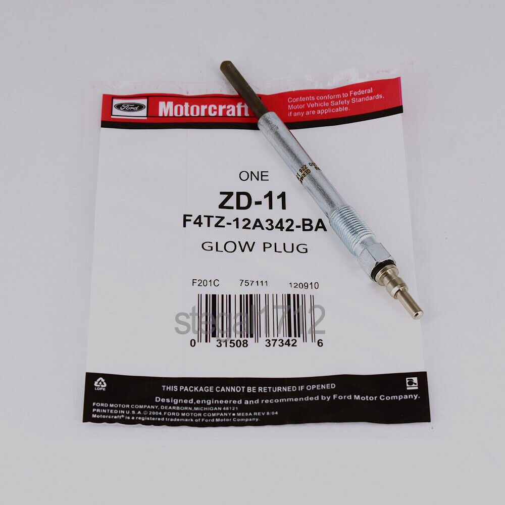 8PCS ZD-11 OEM Genuine Glow Plugs F4TZ-12A342-BA diesel For F250 E350 7.3L V8 US