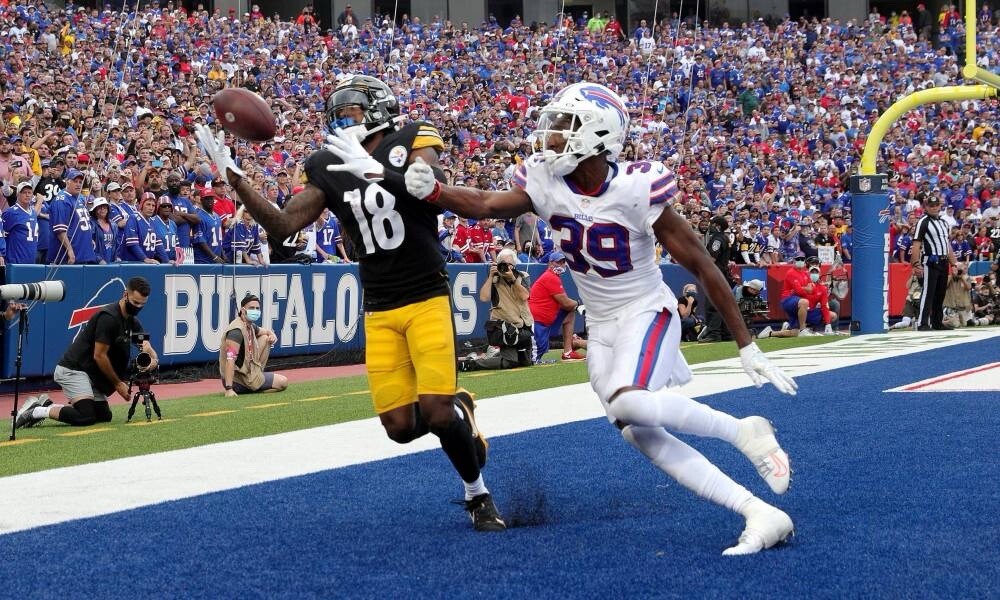 Steelers Game Used Ben Roethlisberger Touchdown TD Pass Football 9/12/21 Bills