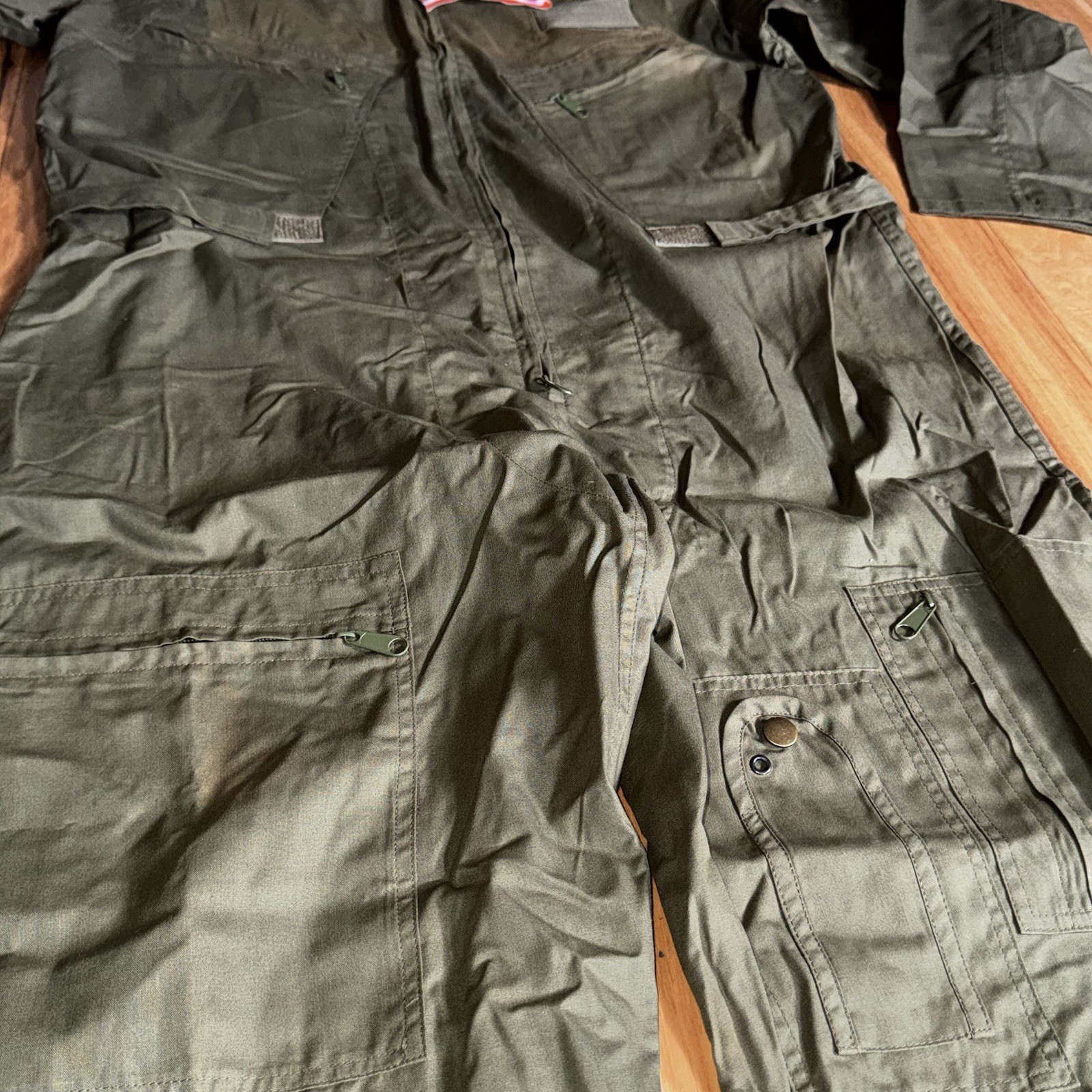 Rothco Flight Suit Small Olive Drab Military Style Coveralls Zip Front NEW