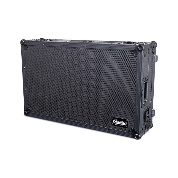 Headliner Pitch Black Flight Case for DDJ-REV7 with Laptop Platform & Wheels