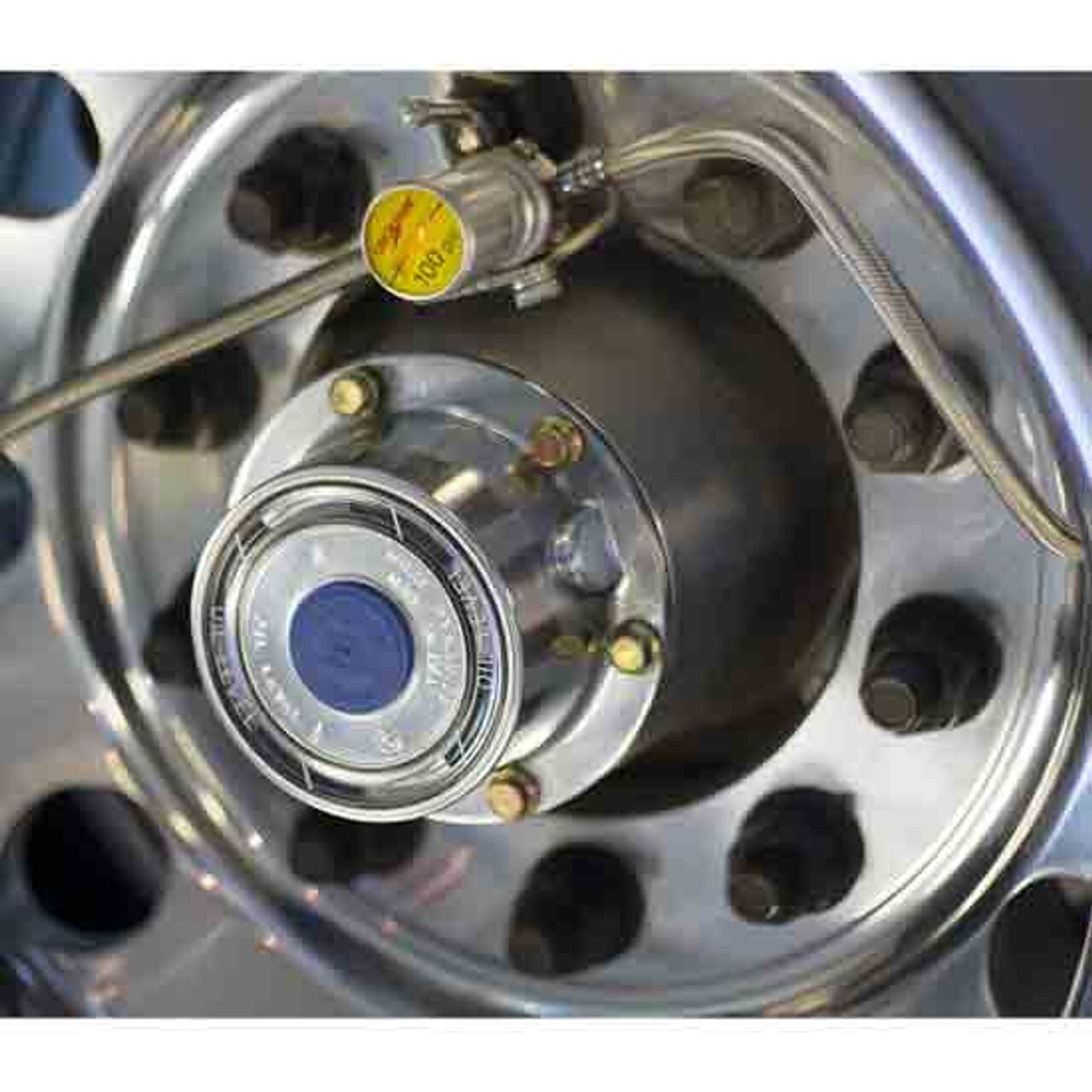 Crossfire Tire Equalizer Valve With Stainless Steel Hoses - 100 PSI