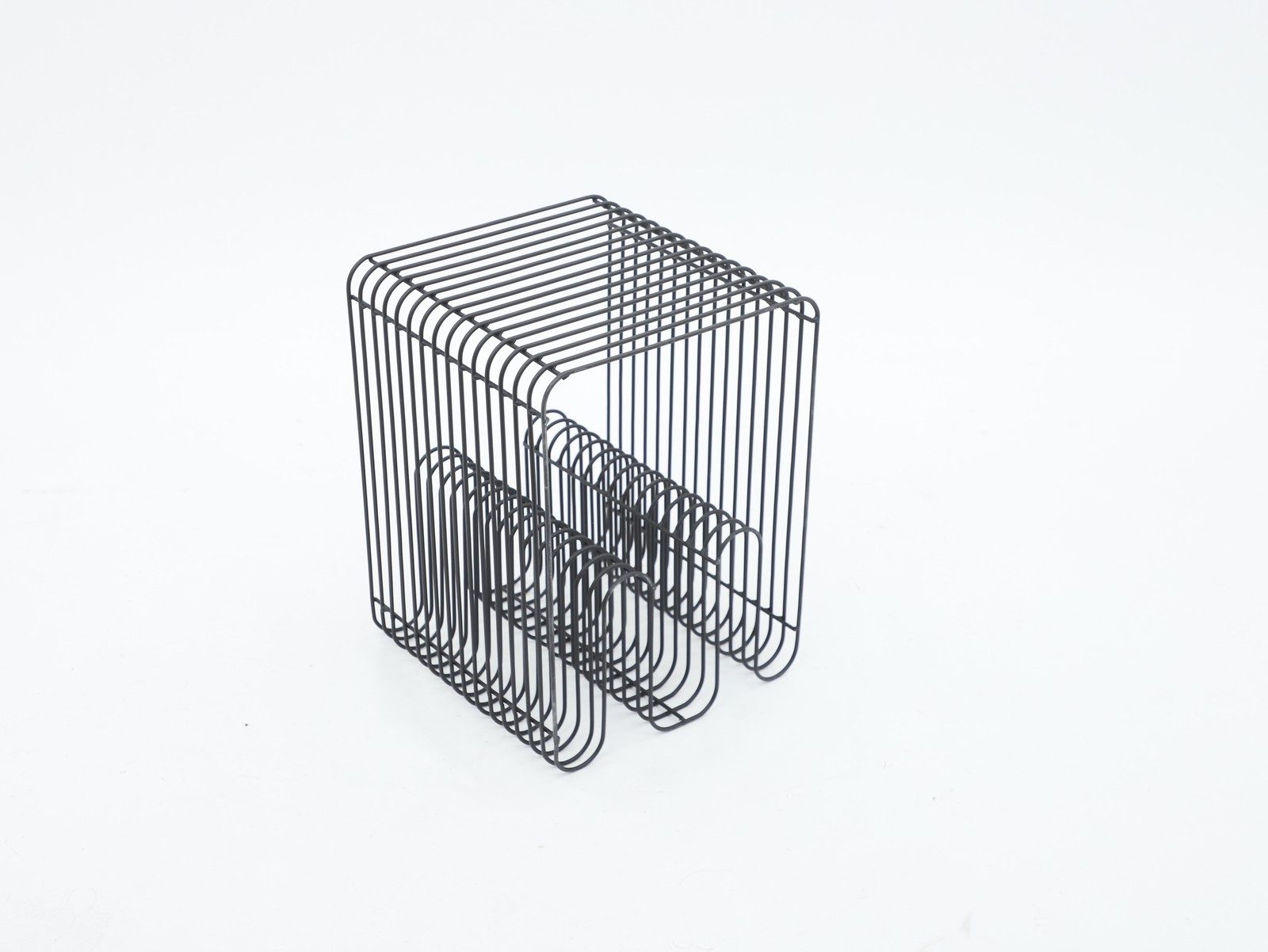 Black Nightstand Bedside Table Bedroom End Side Table 32*32*41cm