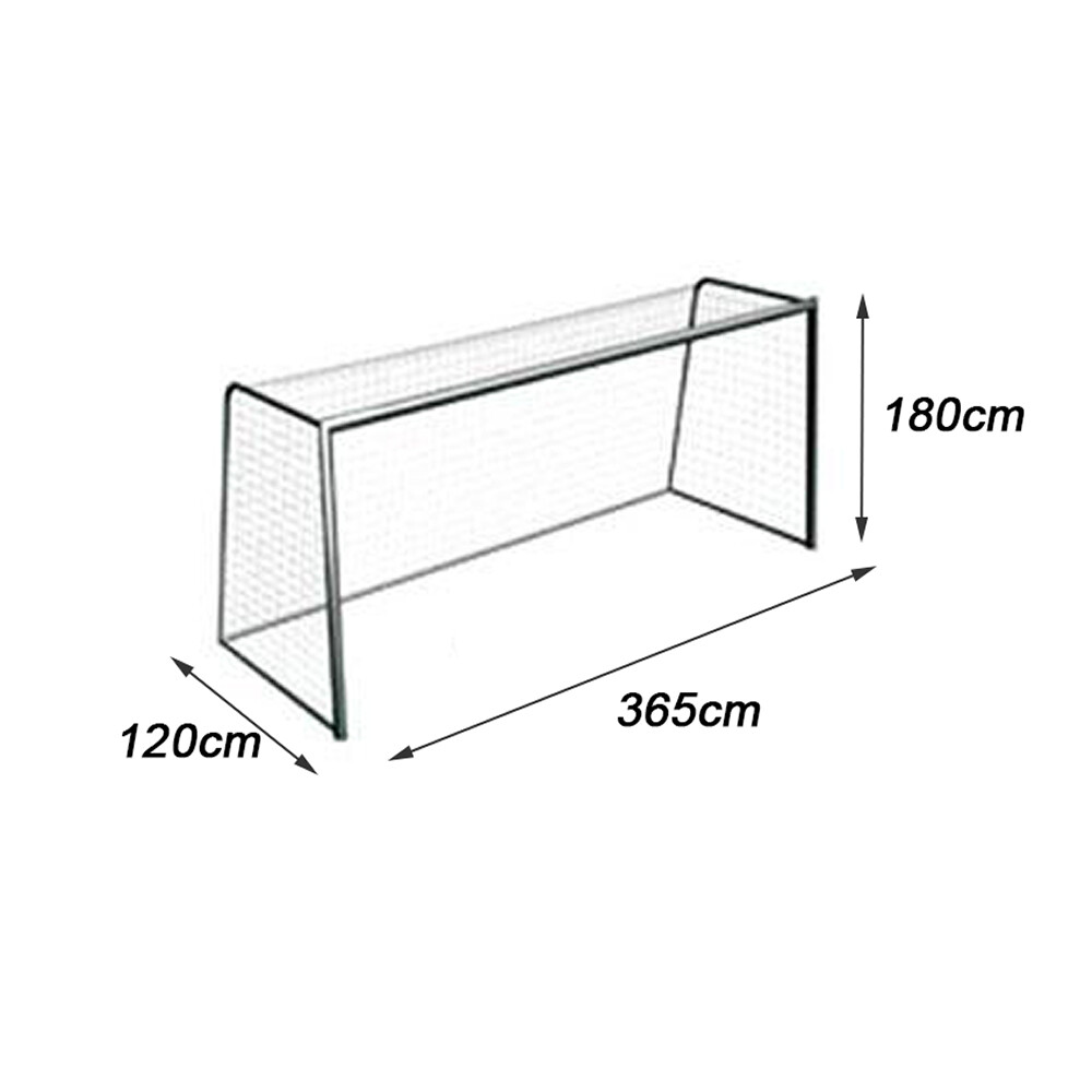 Portable Goal Soccer Steel Frame 12' x 6' Football Net Quick Ball Sport Training