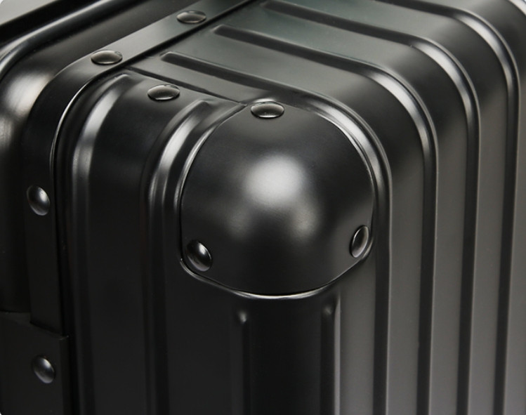 Bopai 24" Full Aluminium Luggage Hard Shell Travel Suitcase Lightweight with TSA