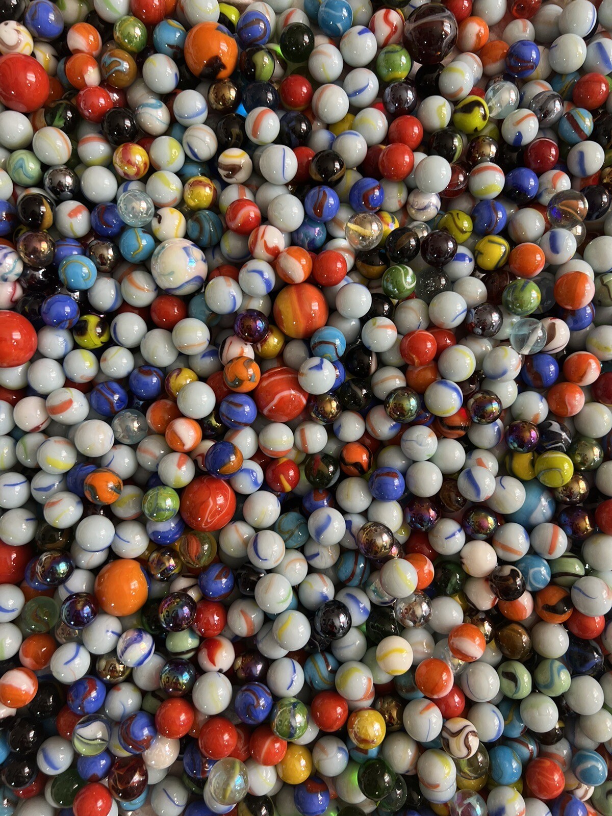 Marbles 2 LB many different colors
