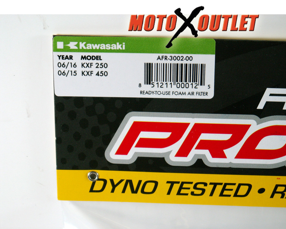 Kawasaki KX 450 Air Filter Maxima Pro KX450F KX450 450F 2006 2007 2008 2009-2015