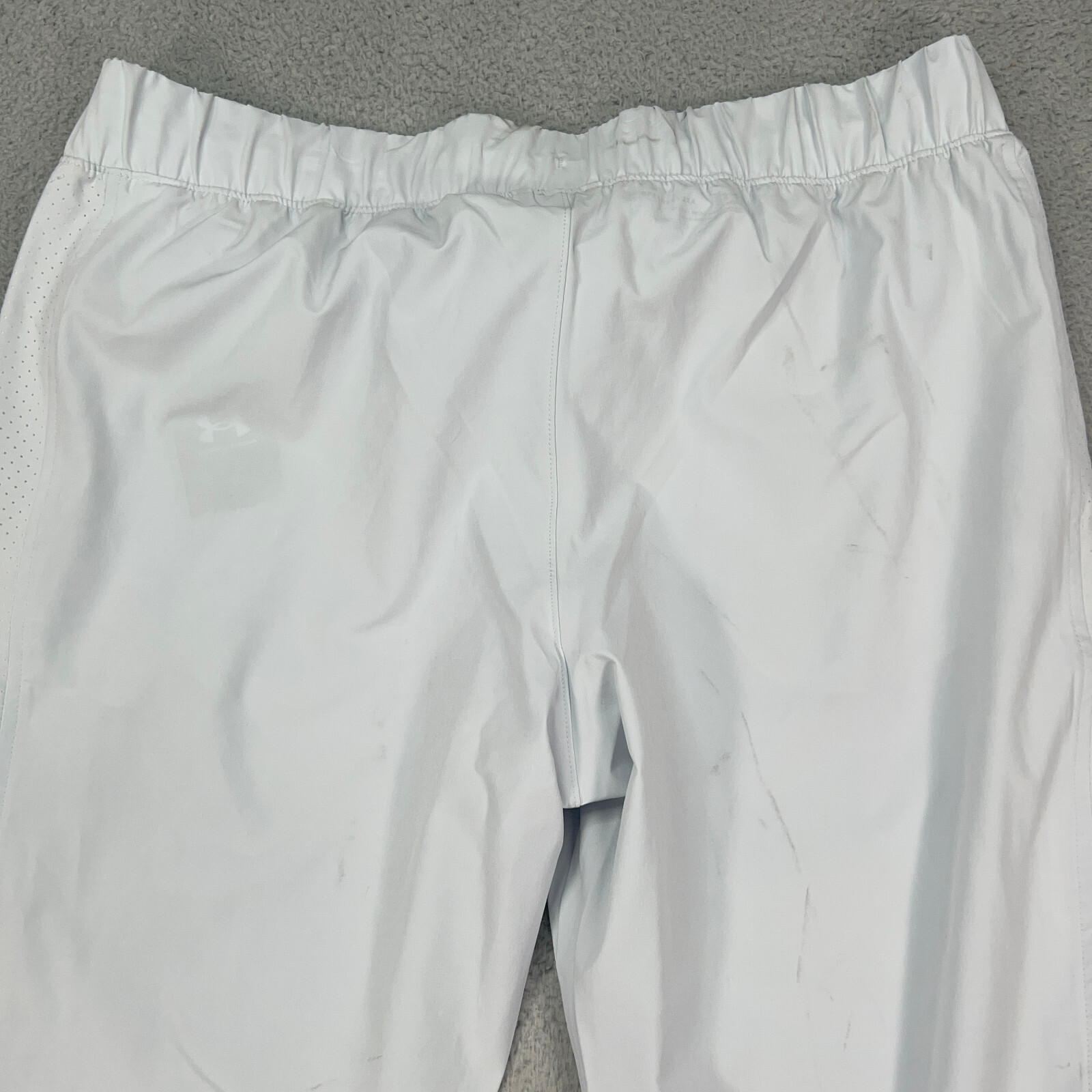 Under Armour Pants Womens 2XL XXL Gray Squad 3.0 Warmup Drawstrings FLAW READ