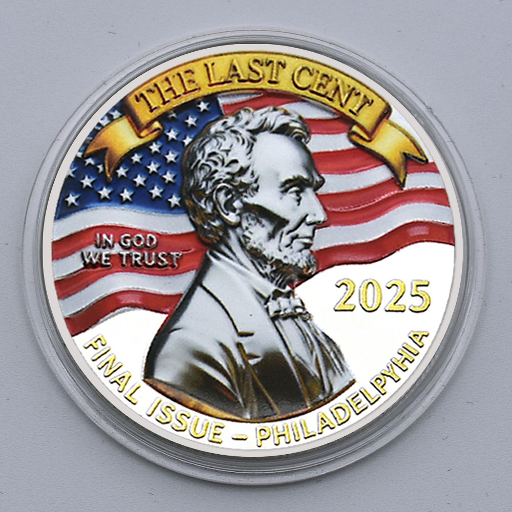 The Last Cent 2025 Final Issue Philadelphia R.I.P. Penny Commemorative Coin