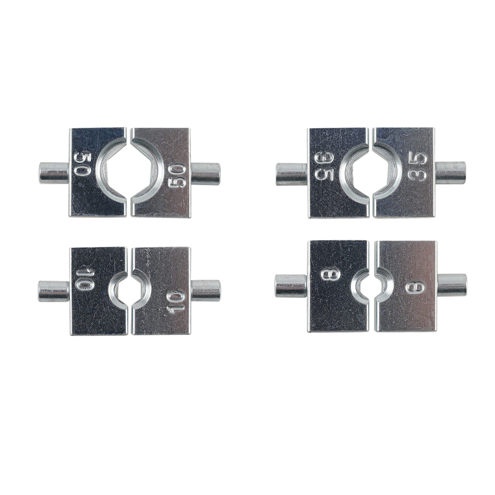 Wire Terminal Crimper Tool Kit with 9 Dies 12AWG-2/0AWG for Electrical Cable