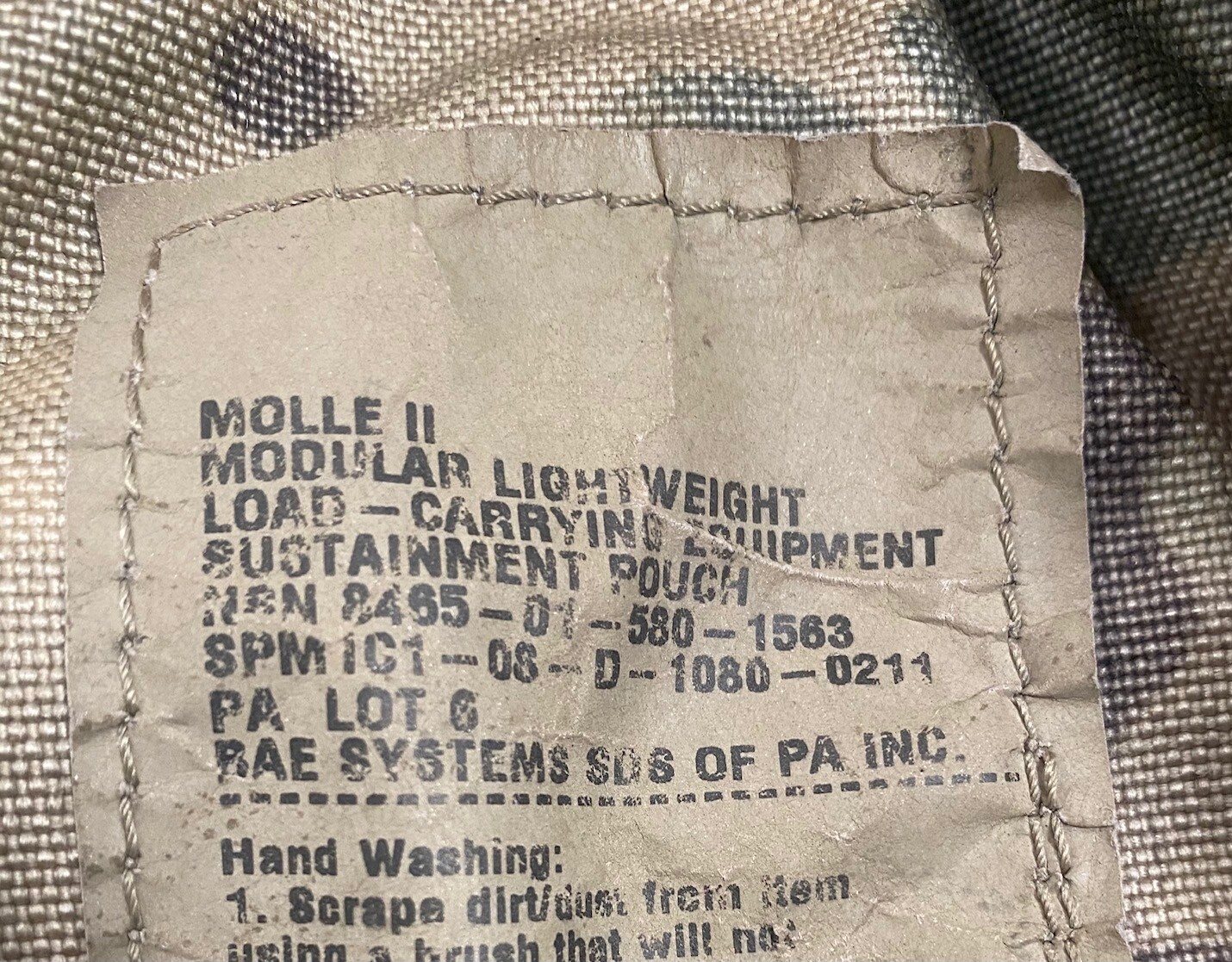 USGI MOLLE II Large Rucksack Complete Multicam/OCP with Sustainment Pouches