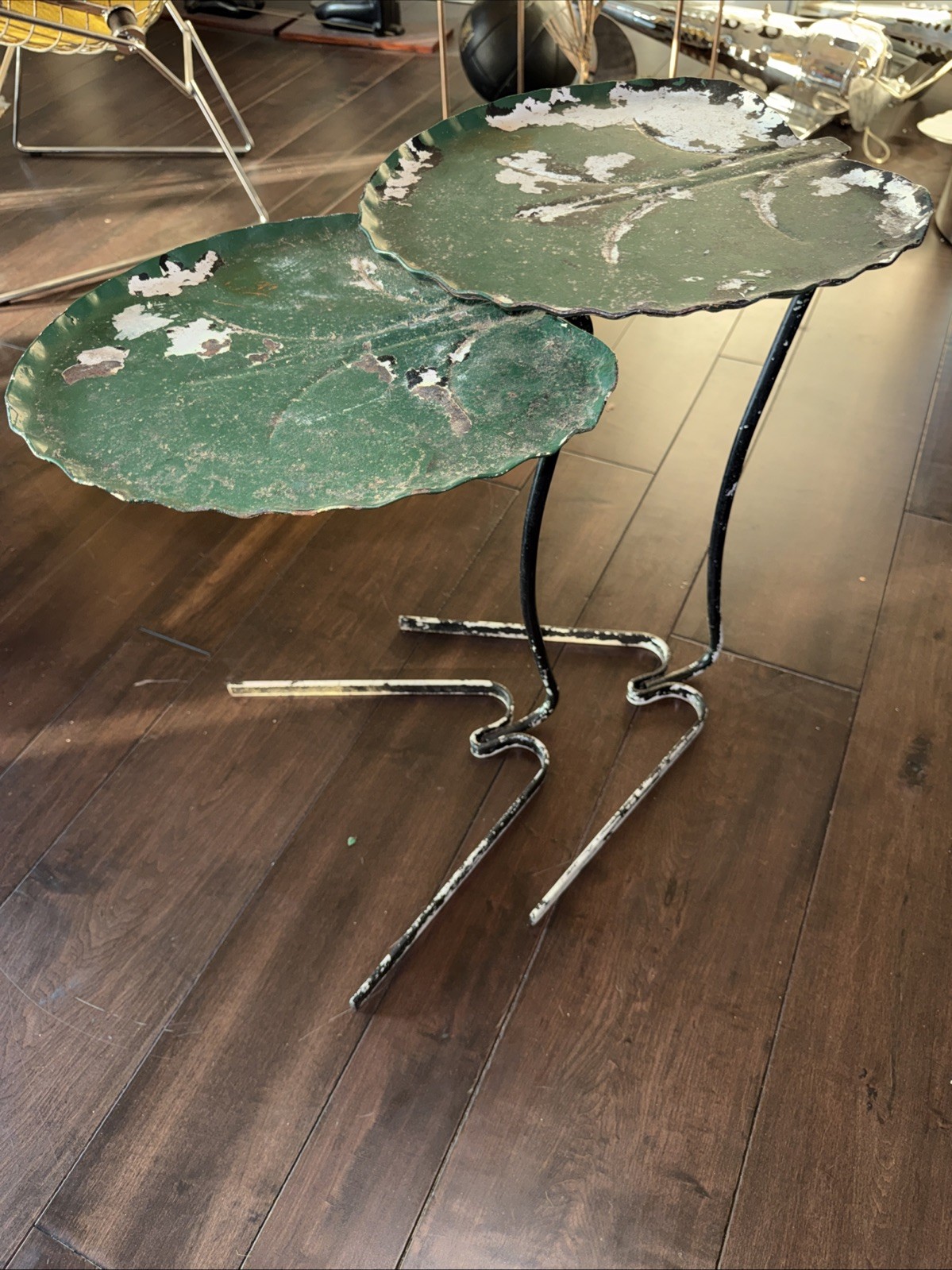 Pair of Mid Century Salterini Lily Pad Nesting Tables