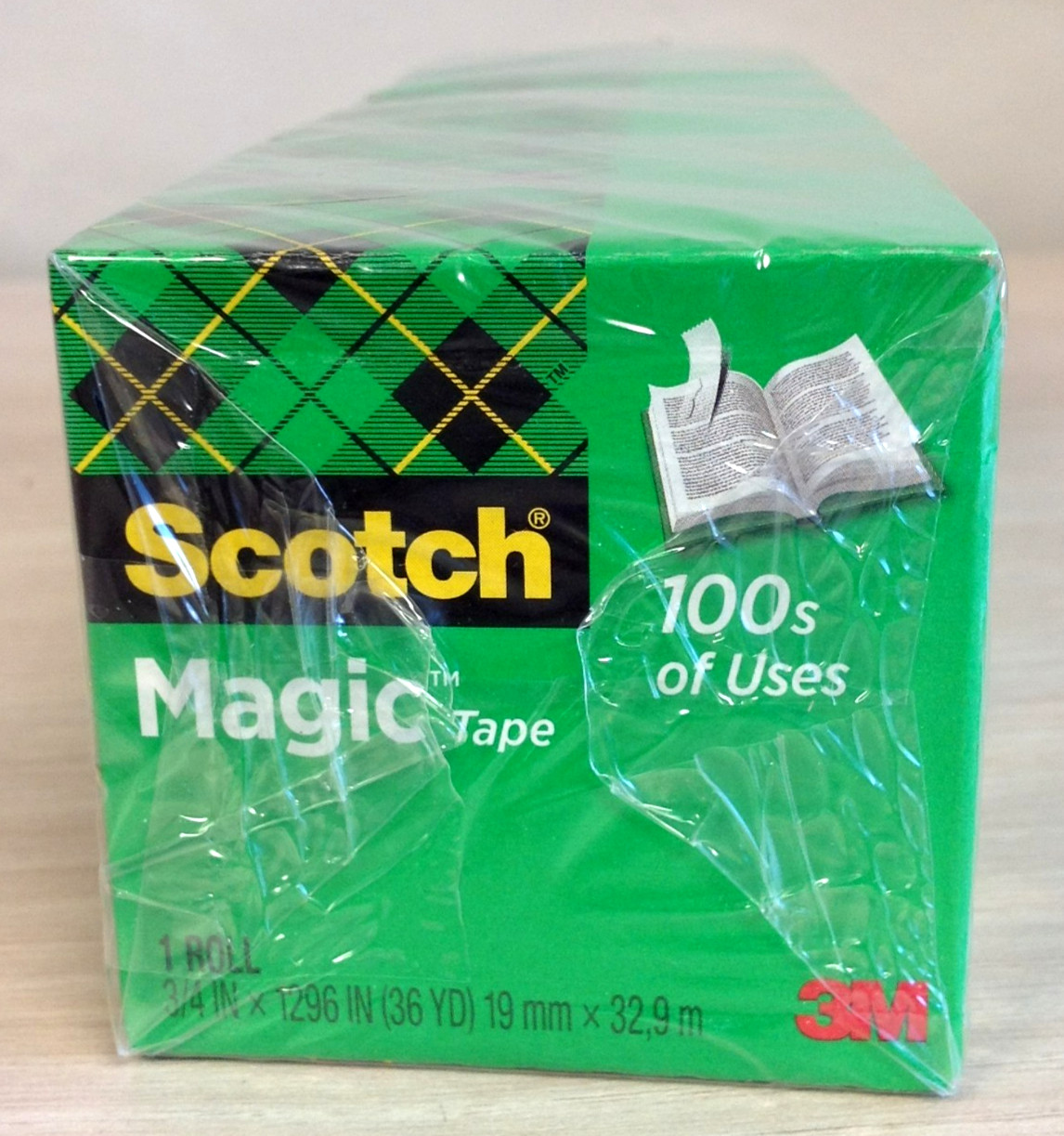 Lot of 6 Scotch Magic Tape Refills 3/4" x 1296 1" Core Clear Invisible MMM81034
