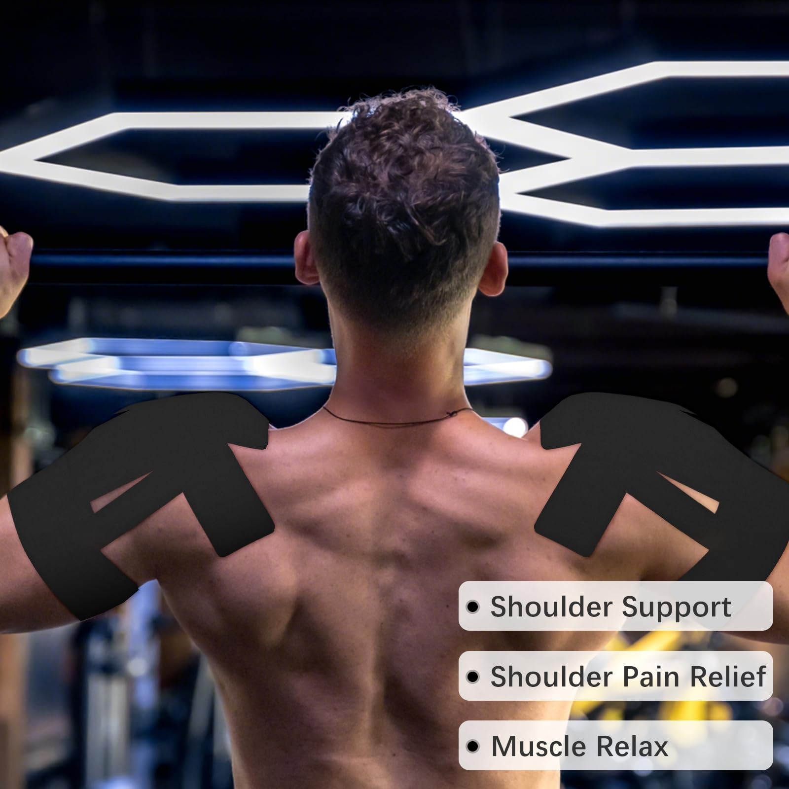 15Pcs Kinesiology Tape for Shoulder Precut,Shoulder Tape for Pain Relief,Orig...