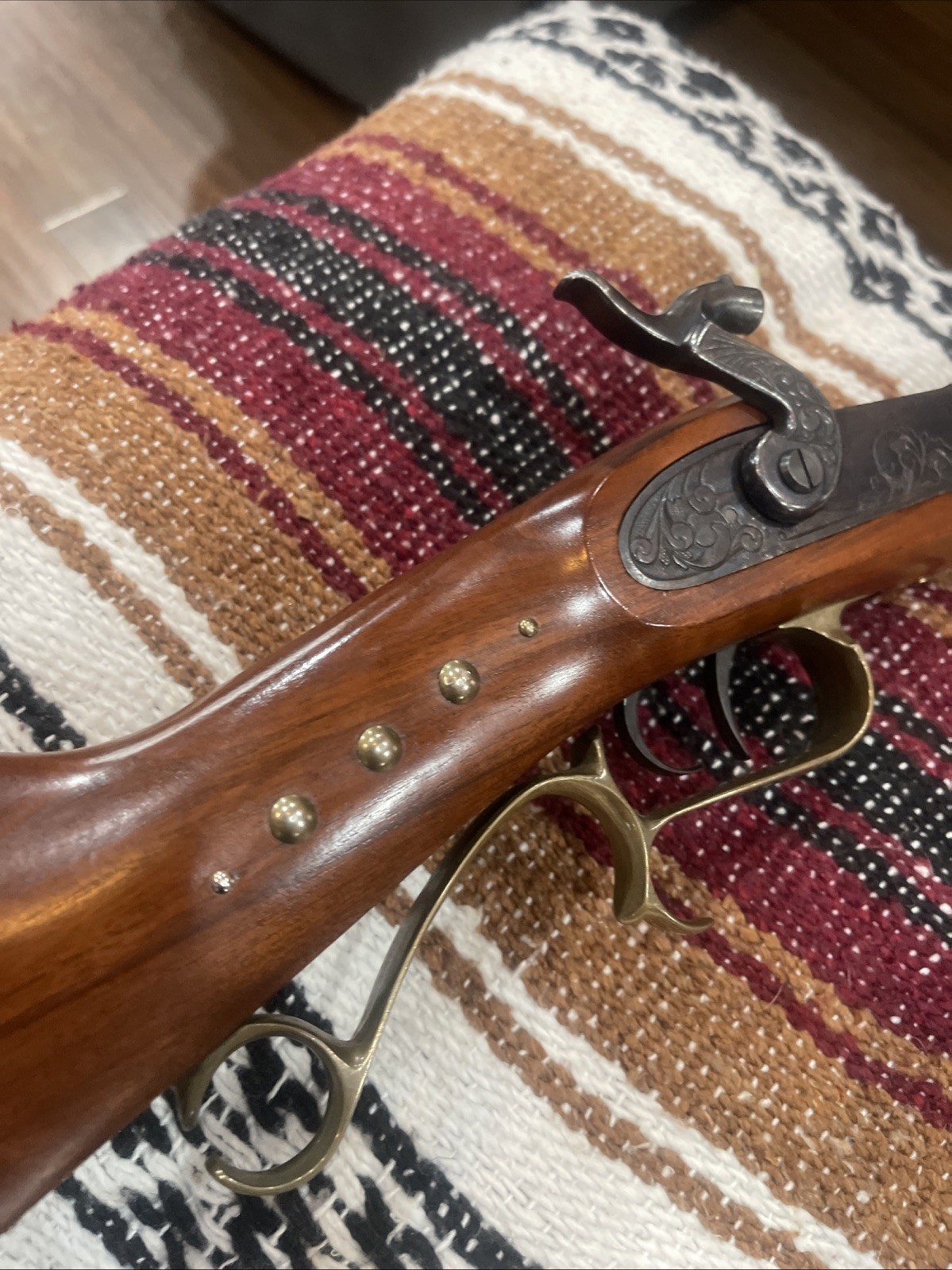 Thompson Center Hawken complete Stock with lock and buttplate Nice Lot C