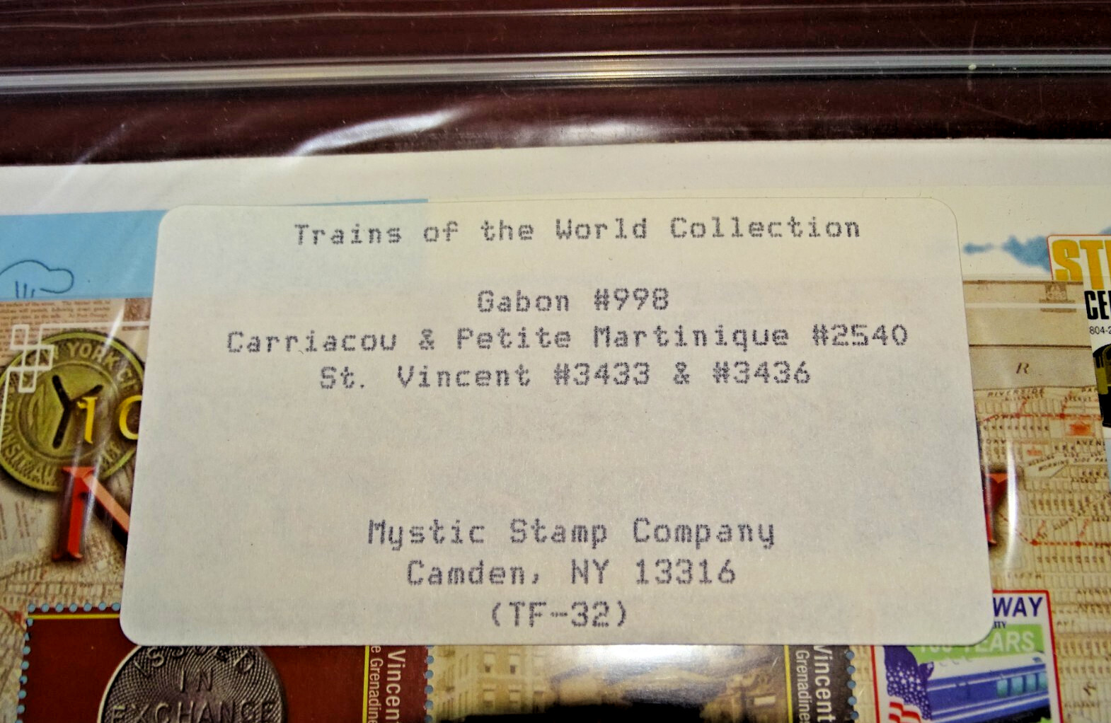 Trains of the World Stamp Collection Four(4) Sets Mystic Stamp "Mint"