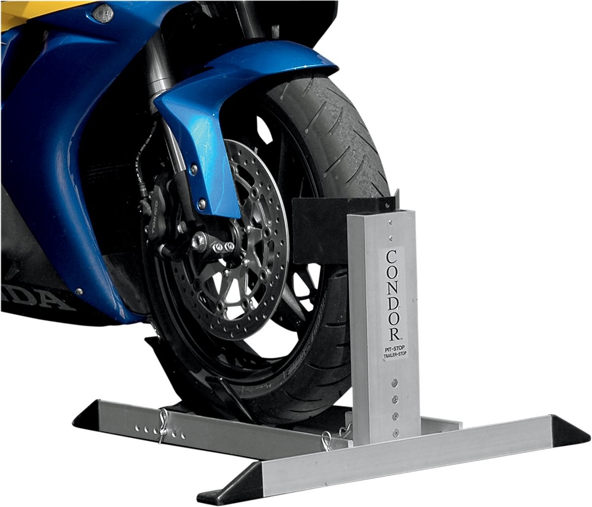 Condor Pit Stop/Trailer Stop Motorcycle Wheel Chock (PS-1500)
