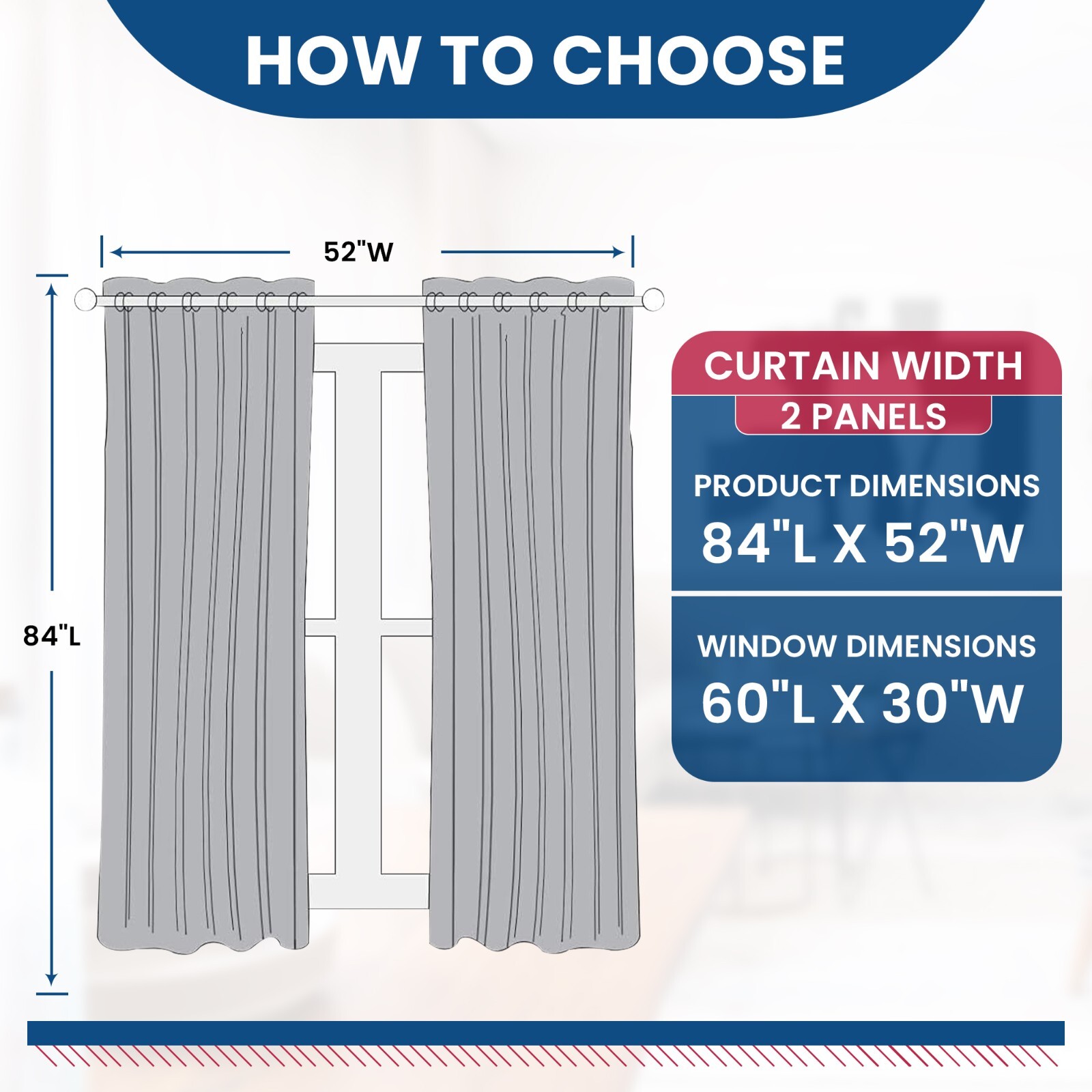 Blackout Curtain Room Darkening Window Curtains Insulated Thermal Grommet Panels