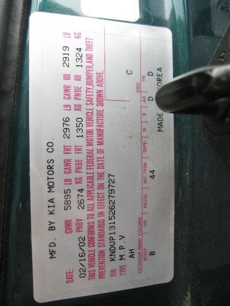 Audio Equipment Radio Am-fm-cassette-cd Fits 02 SEDONA 171939