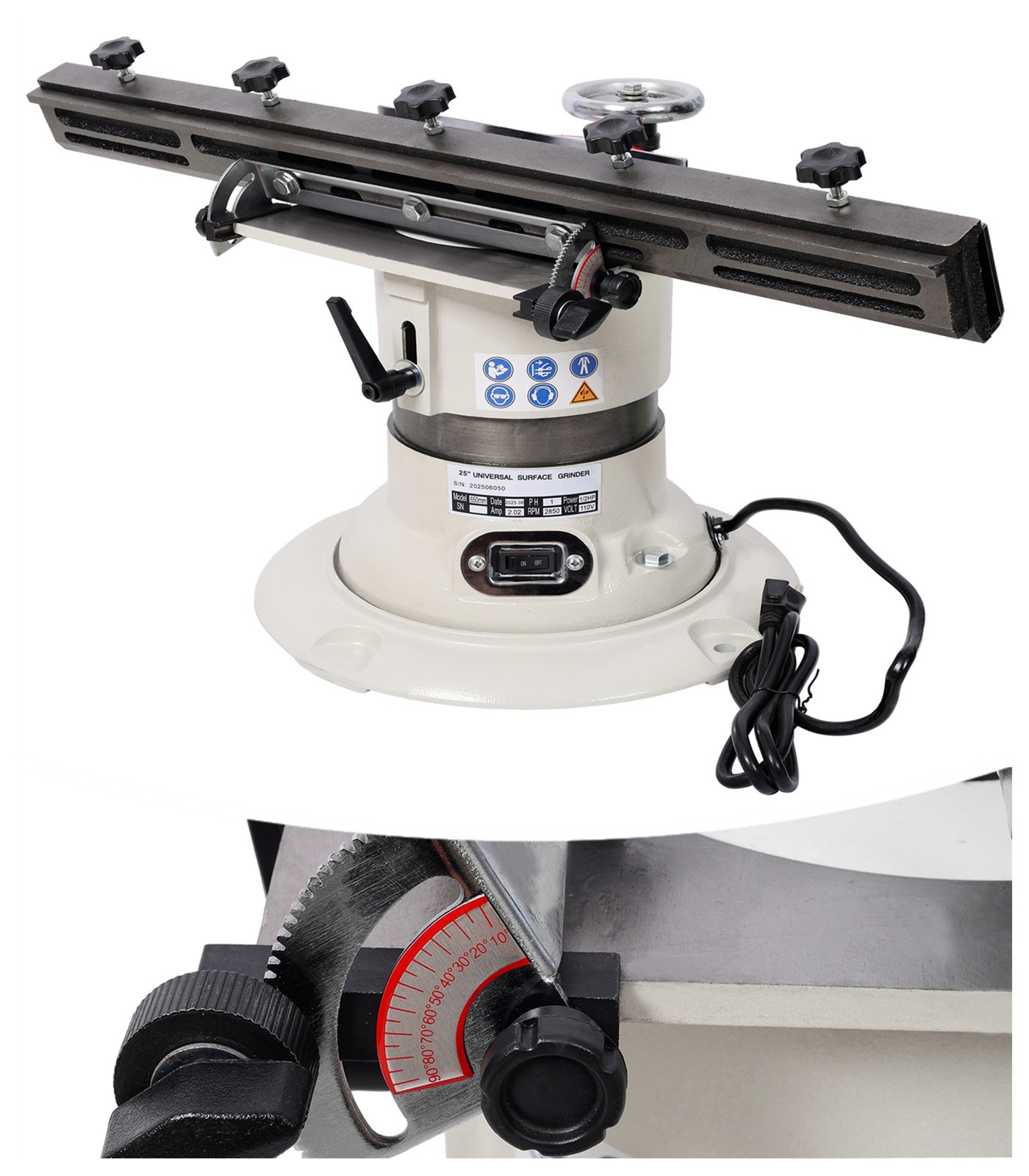 25-Inch 1/2HP Planer Knife Grinder for Planer Blades Woodworking Knife Sharpener