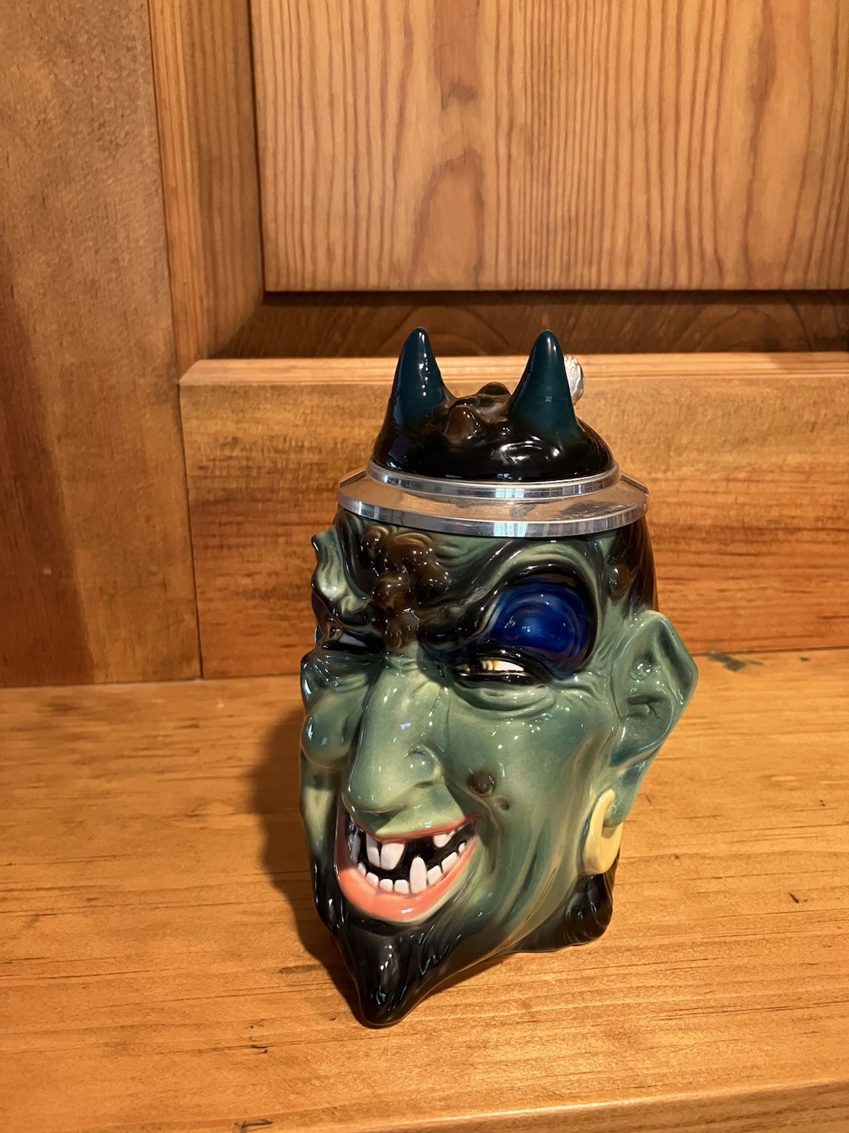 Vintage Devil Mug Beer Made In Germany Figurine Porcelain. Beautiful