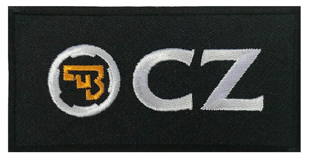 CZ Ceska Zbrojovka Guns Pistol Safe Handgun Patch | 2PC iron on Sew 4"x1.75"