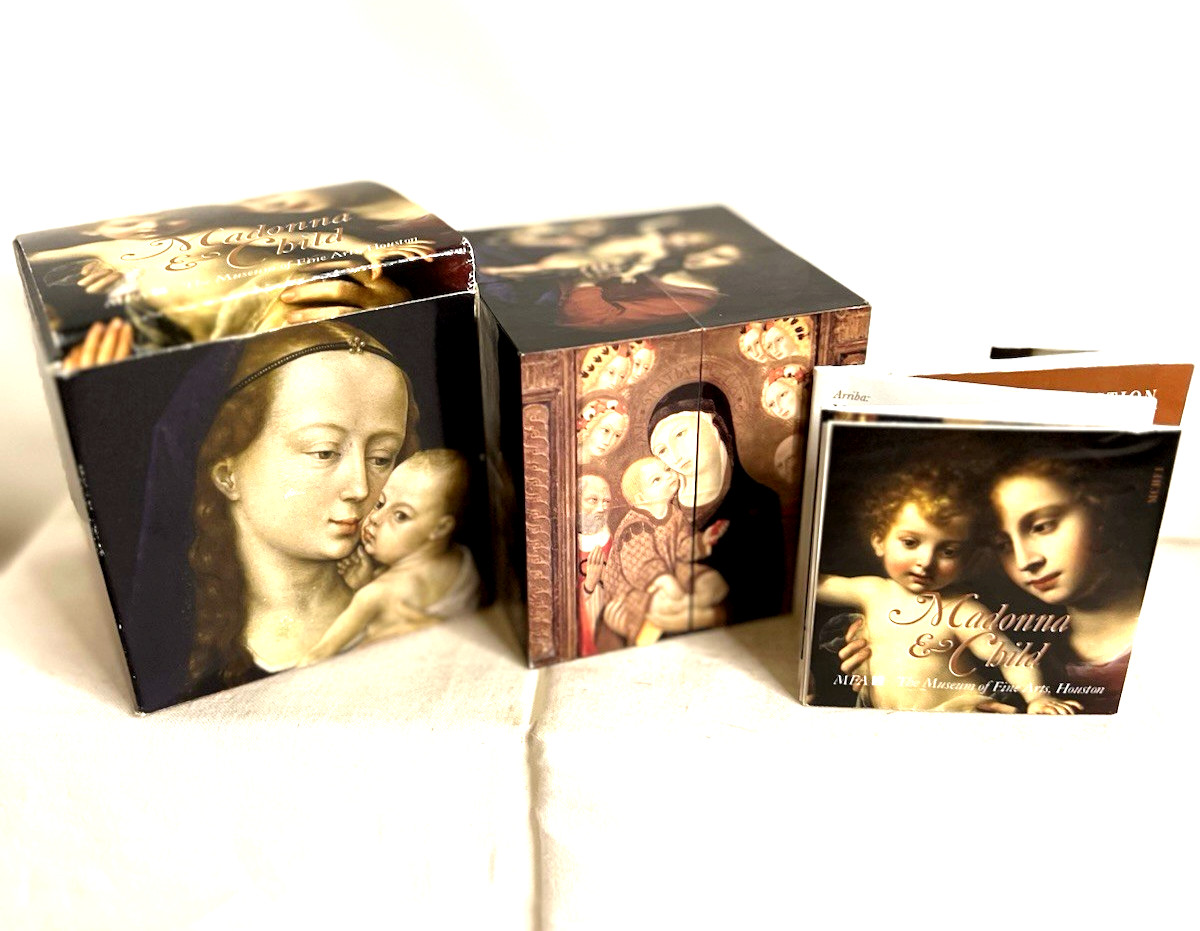 Madonna & Child Art Cube Collection Museum of Fine Arts Houston with Booklet