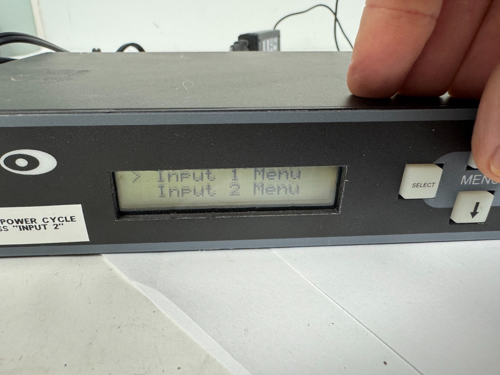 Vaddio 999-5690-000 UXHD CrossPoint Converter w/Cord. POWERS UP!