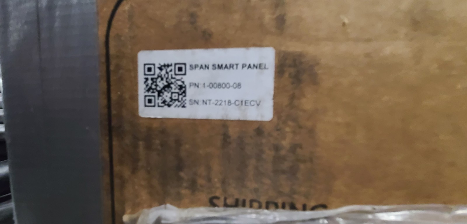 Span 1-00800-08 Smart Electrical Panel 110-240VAC 60Hz