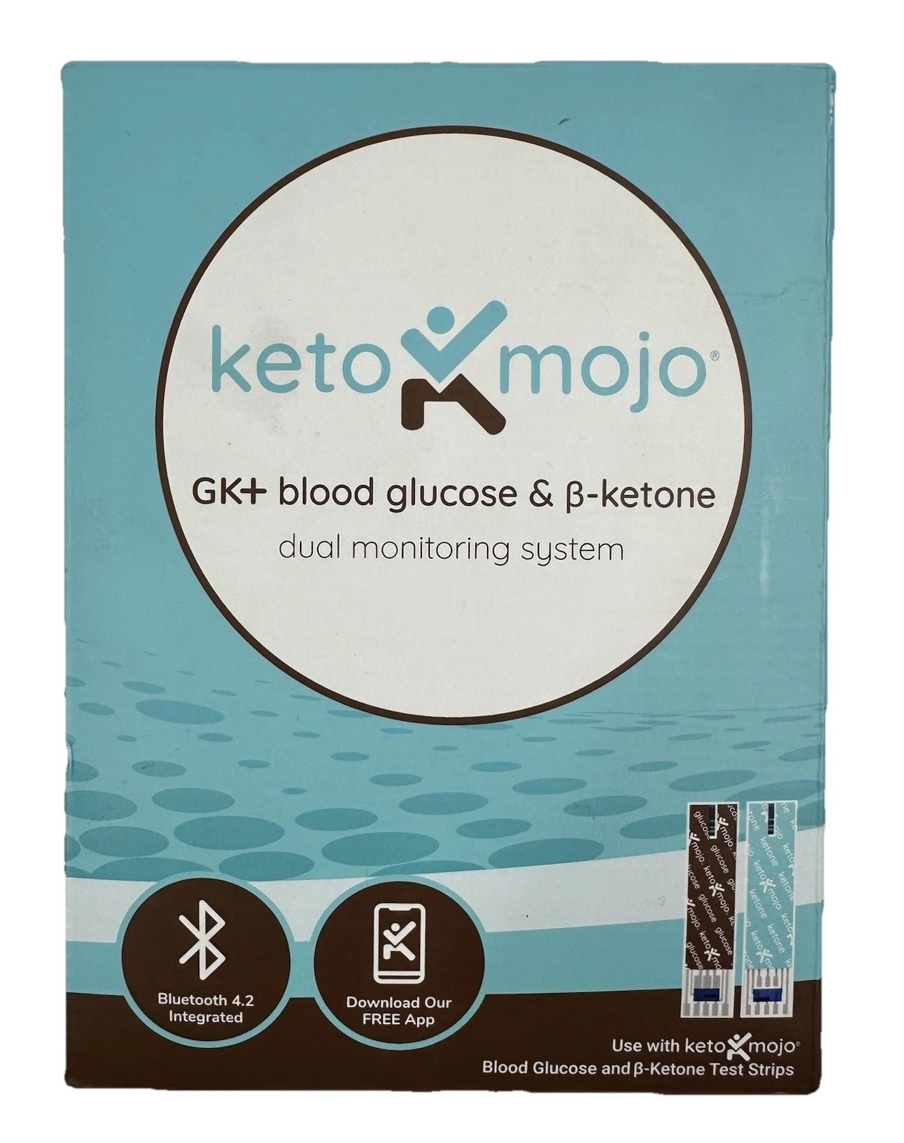 Keto Mojo GK+ Blood Glucose & Ketone Dual Monitoring System Kit ( EXP 2025 )