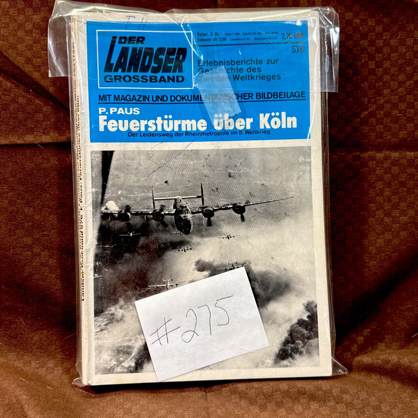 Der Landser Grossband.Lot Of 5 German Booklets About 1940s WW2 #(275)