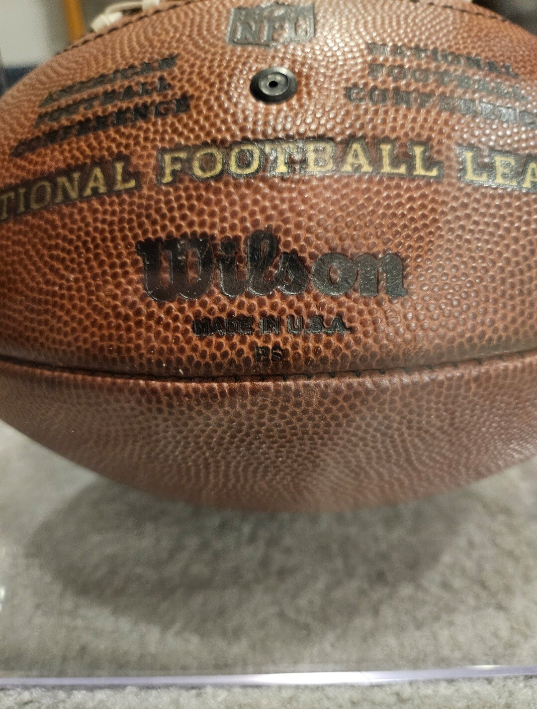 Seattle Seahawks 2008 Game Used NFL "The Duke" Wilson Football With Case